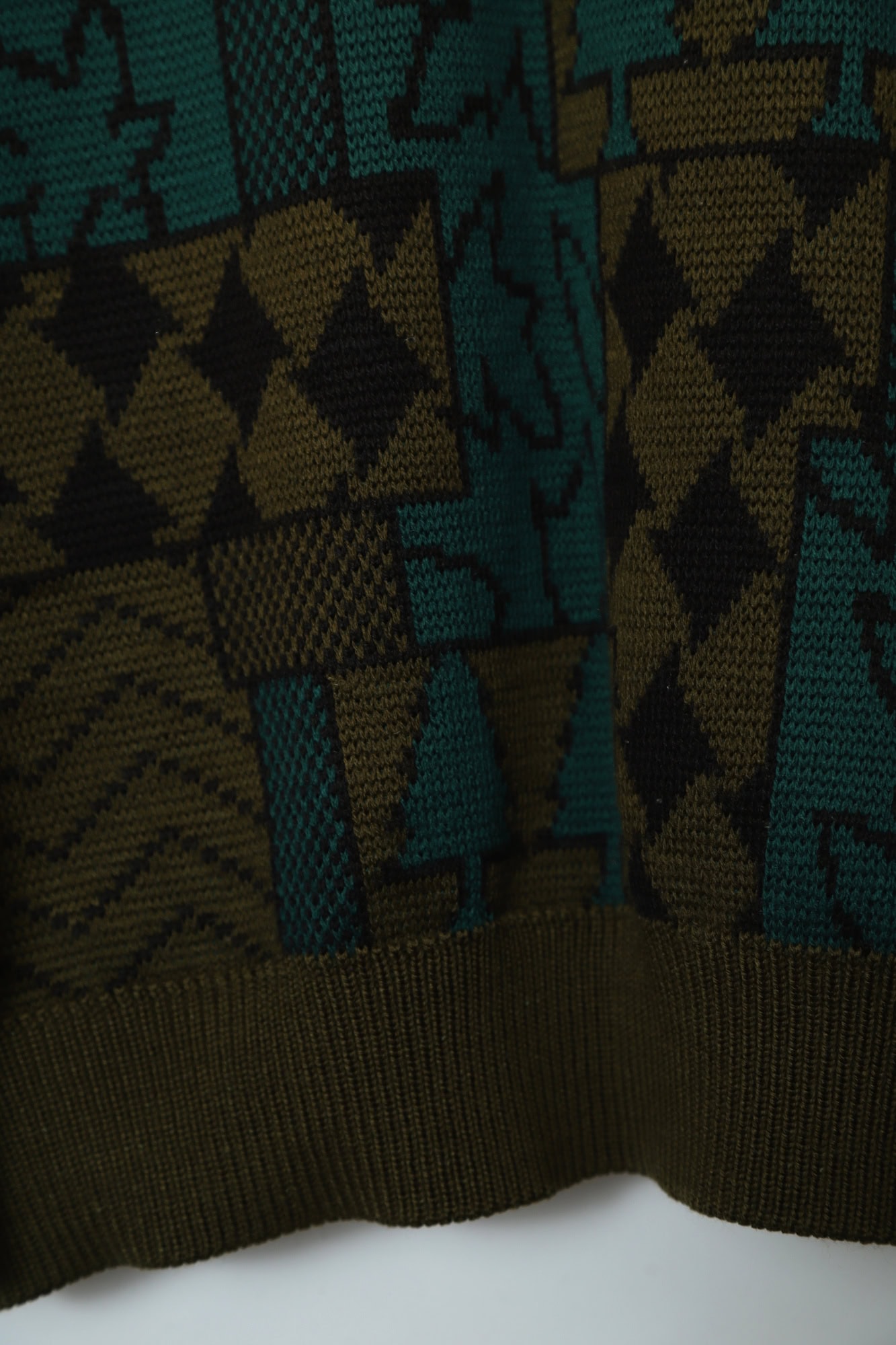 VINTAGE PRINTED KNITTED SWEATER/L - 画像 (6)