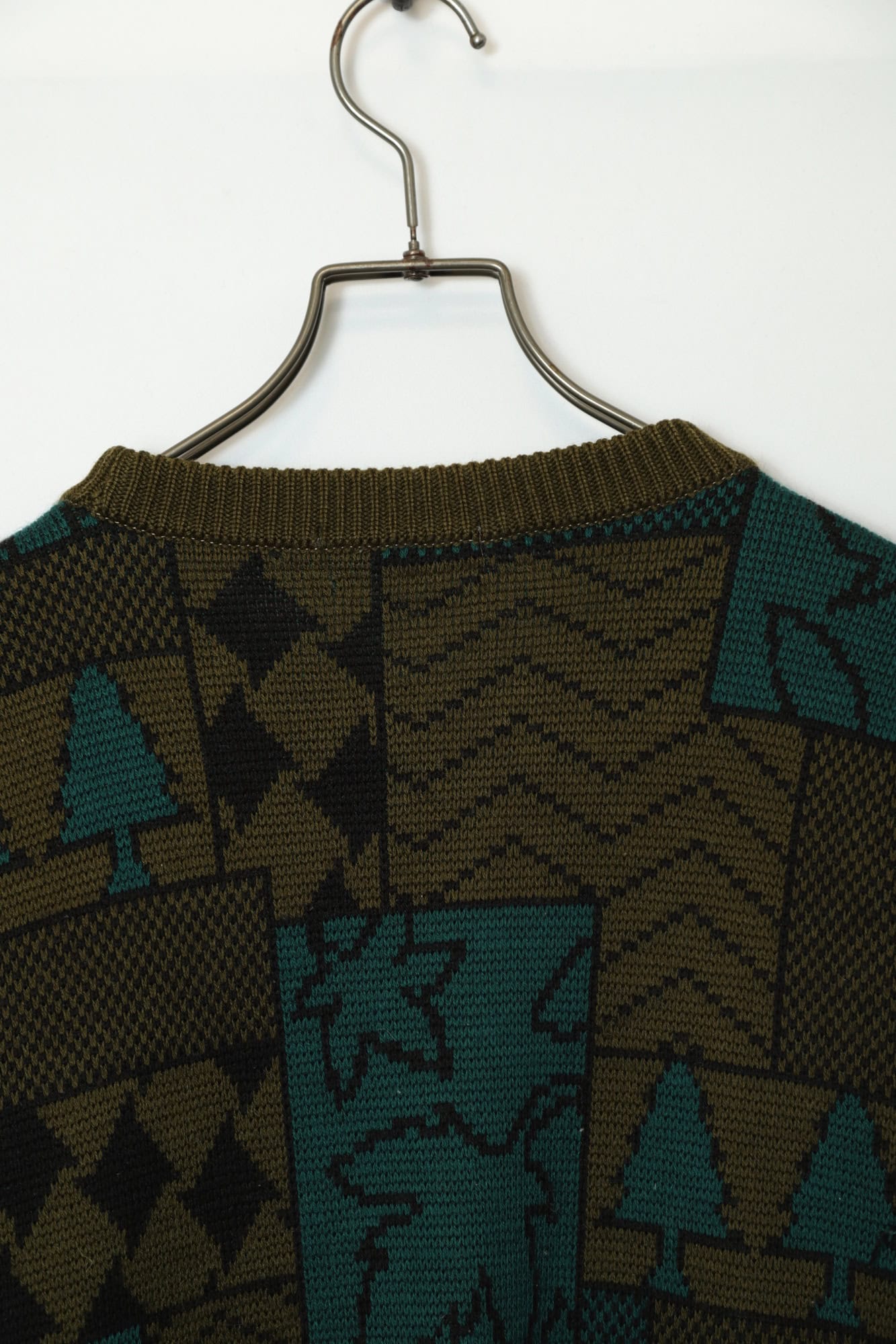 VINTAGE PRINTED KNITTED SWEATER/L - 画像 (8)