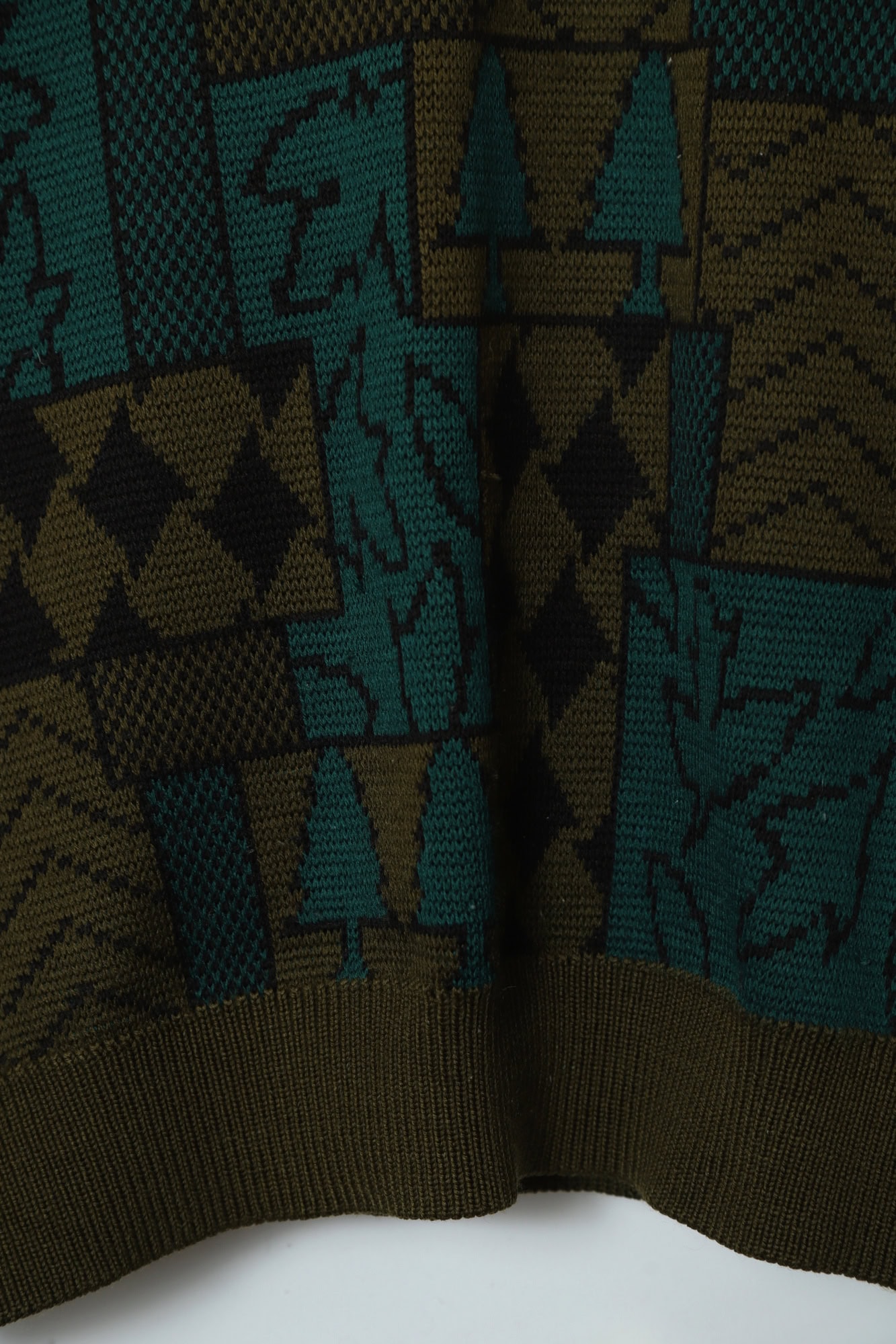 VINTAGE PRINTED KNITTED SWEATER/L - 画像 (11)