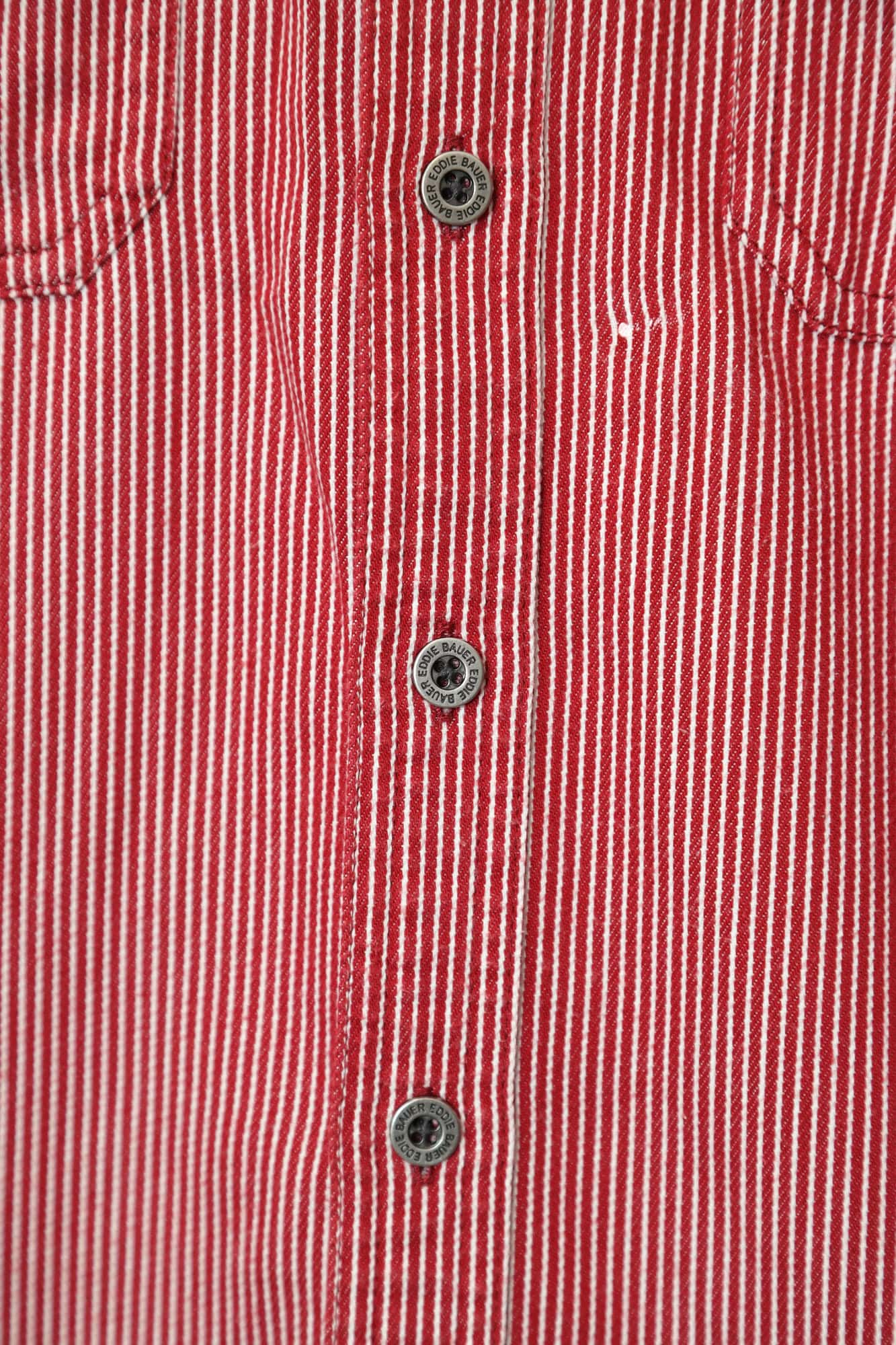 USED EDDIE BAUER STRIPE SHIRT/M - 画像 (4)