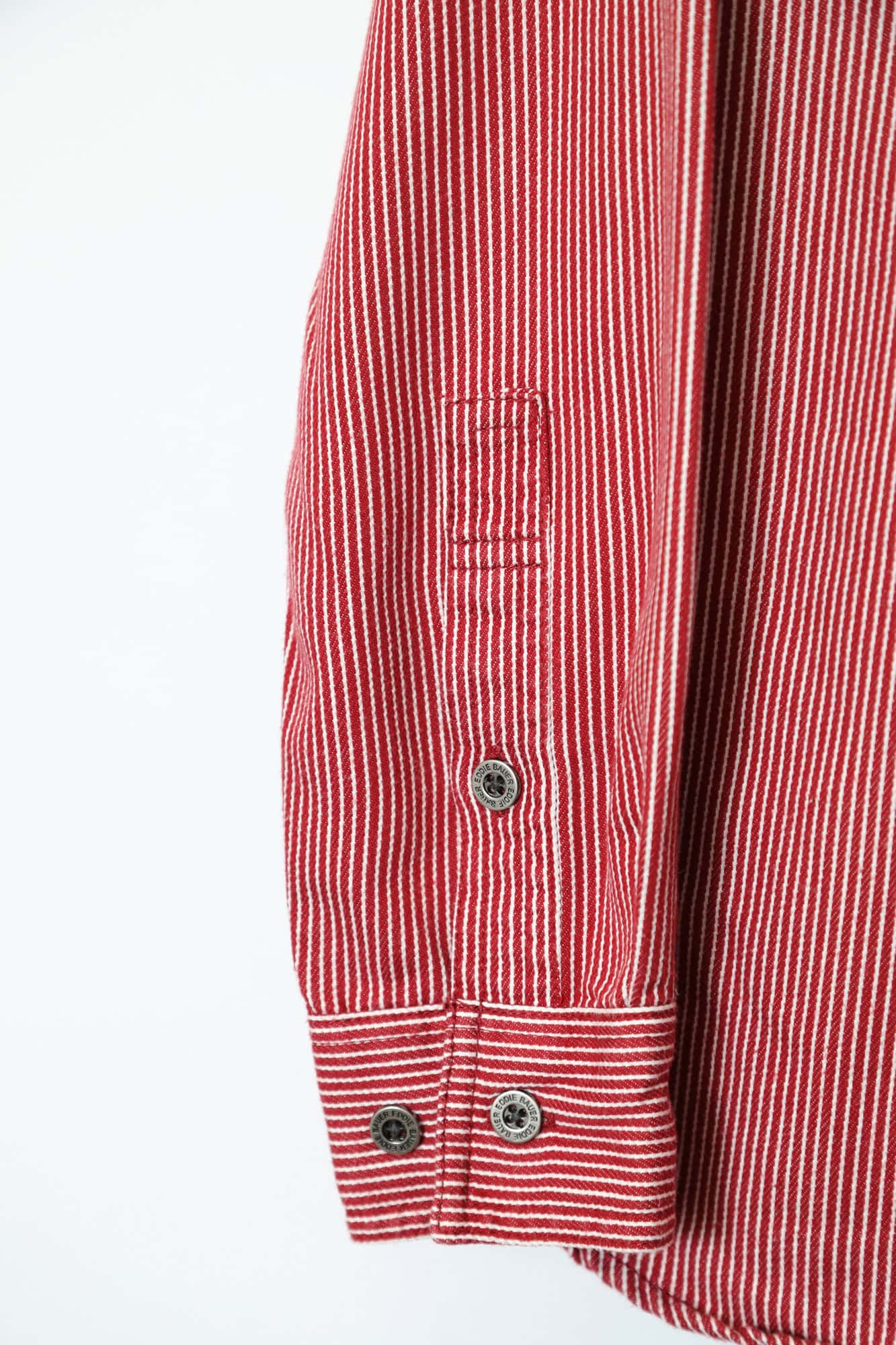 USED EDDIE BAUER STRIPE SHIRT/M - 画像 (6)