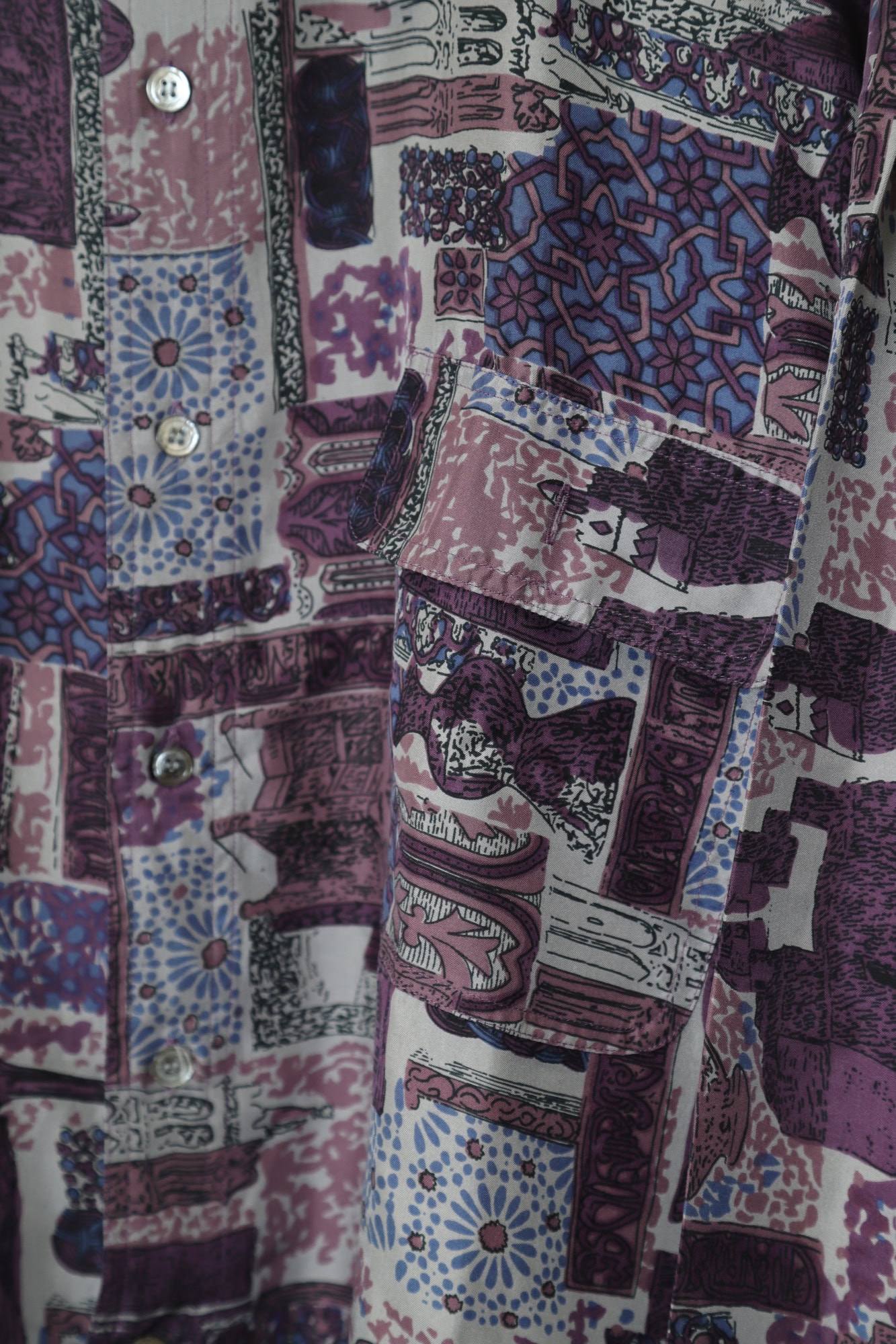 VINTAGE PRINTED SHIRT/L - 画像 (3)