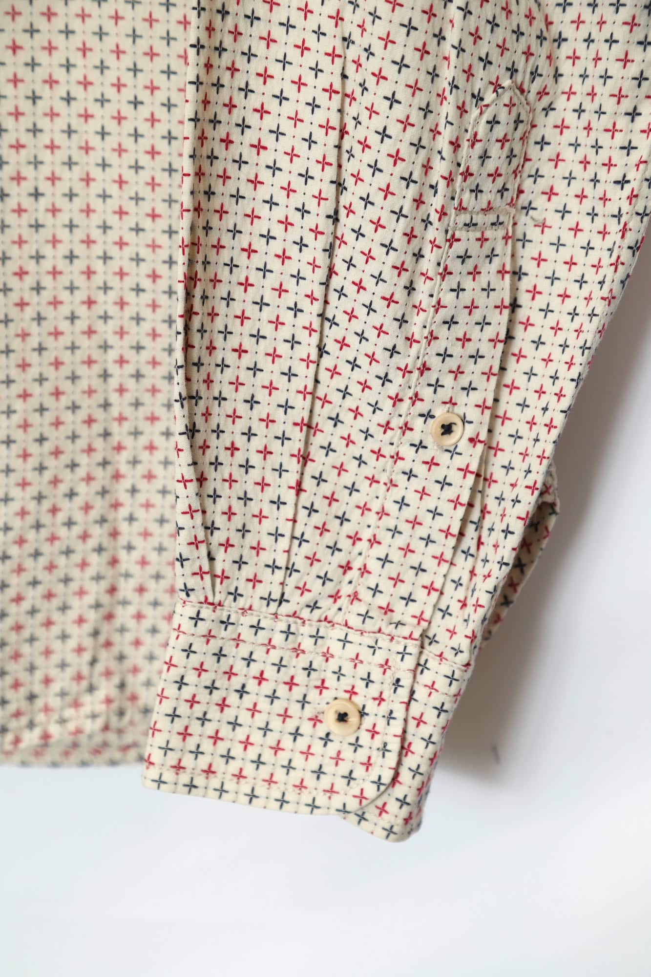VINTAGE PATTERN PRINTED SHIRT/M - 画像 (5)