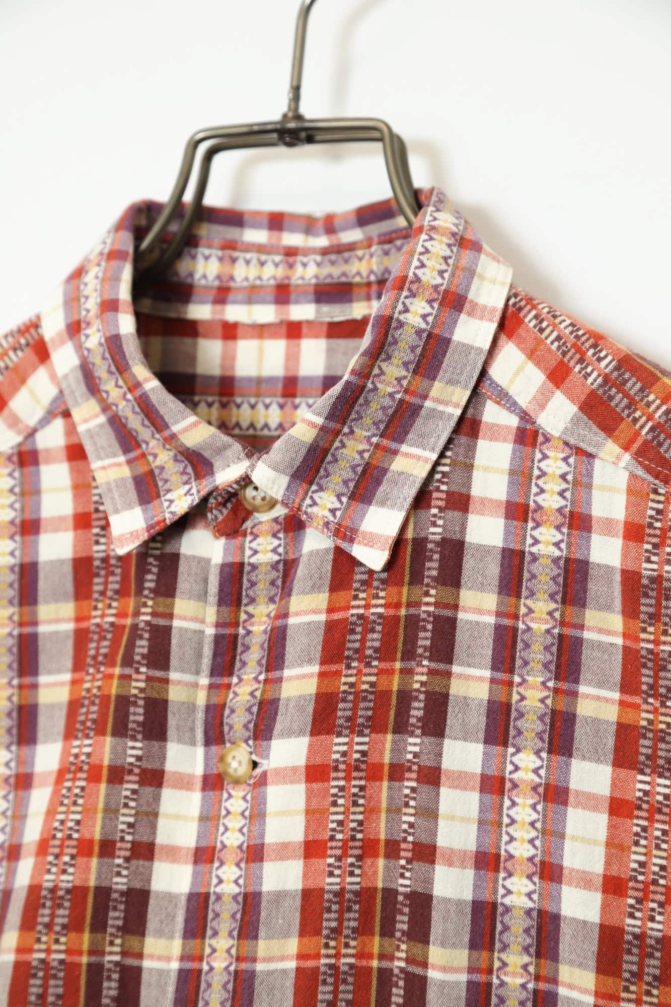 Alternative view of VINTAGE CHECK SHIRT/M