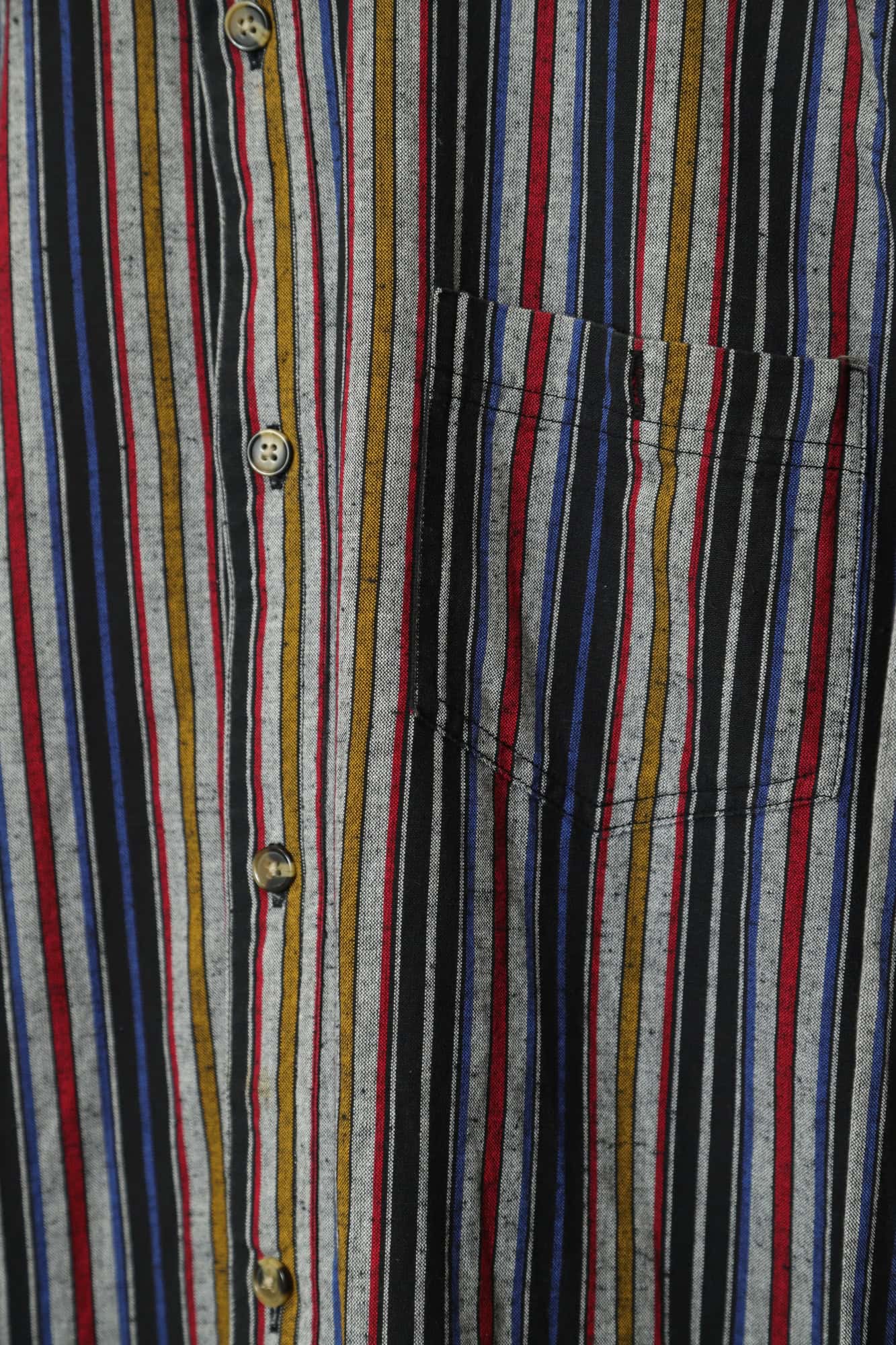 VINTAGE STRIPE PRINTED SHIRT/M - 画像 (3)