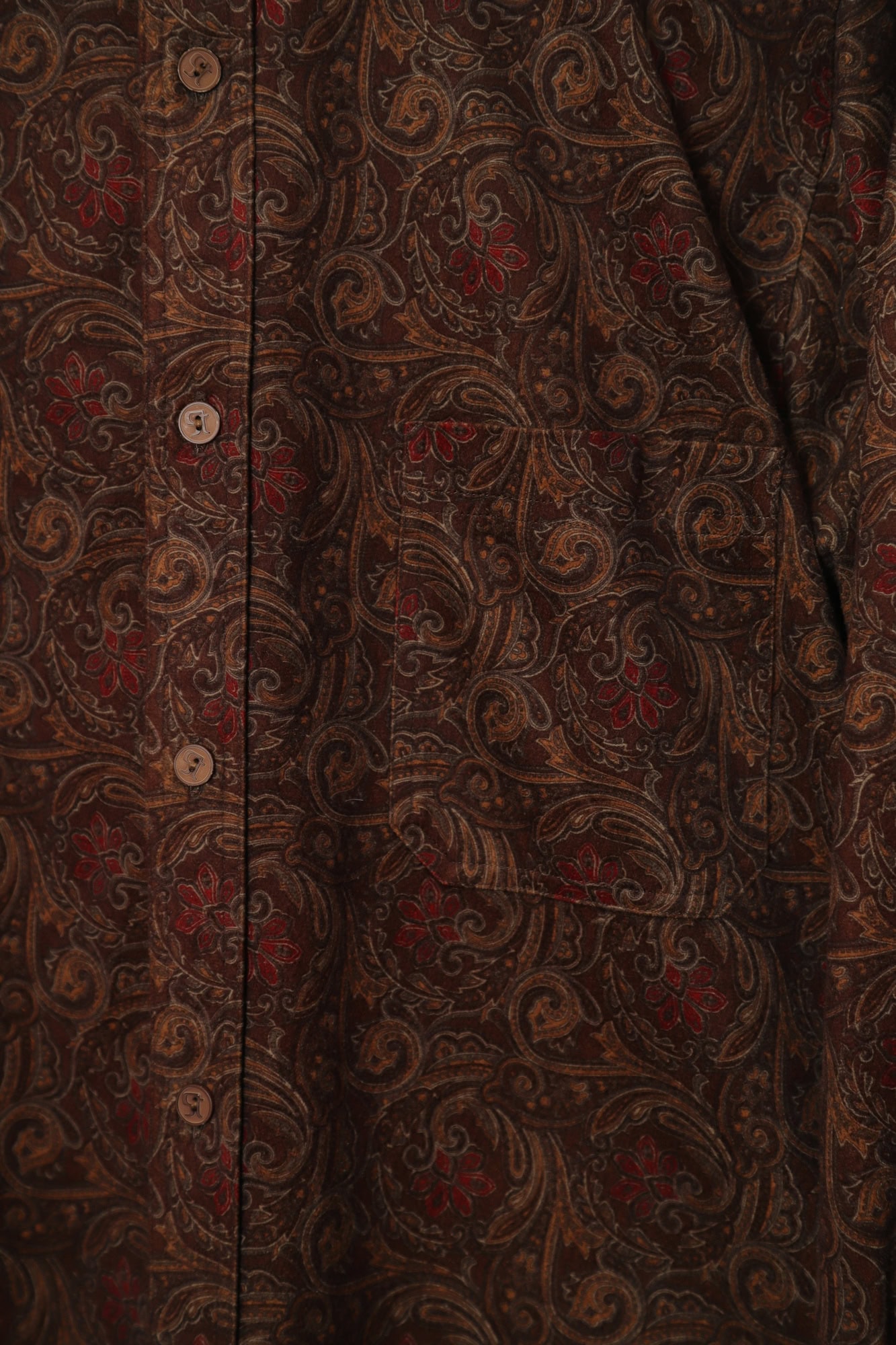 VINTAGE PATTERN PRINTED SHIRT/M - 画像 (3)