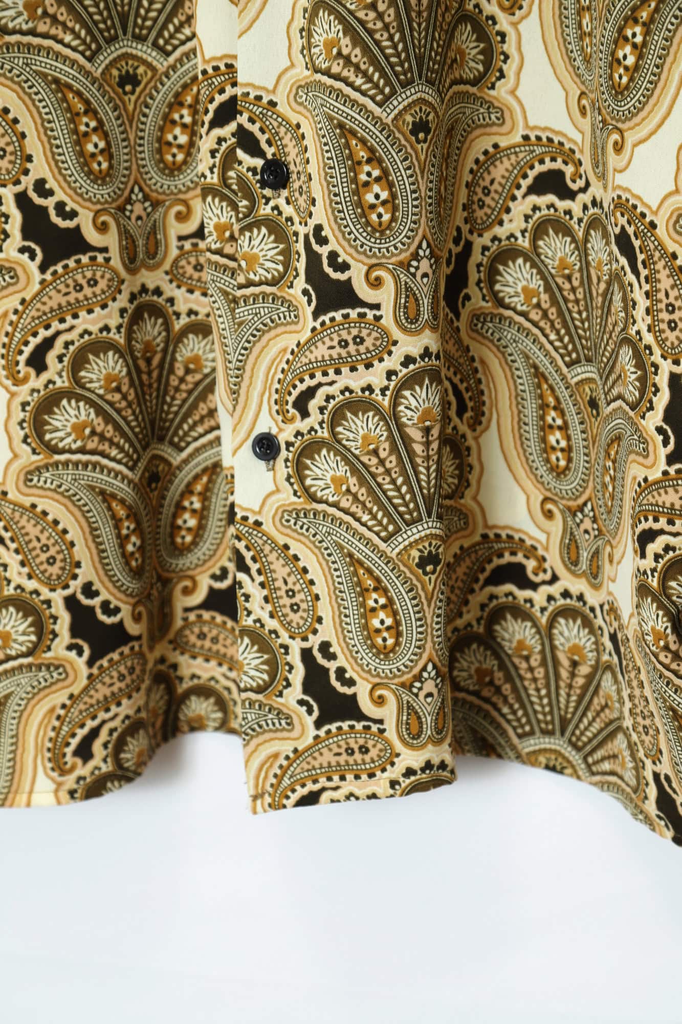 VINTAGE PATTERN PRINTED SHIRT/M - 画像 (4)