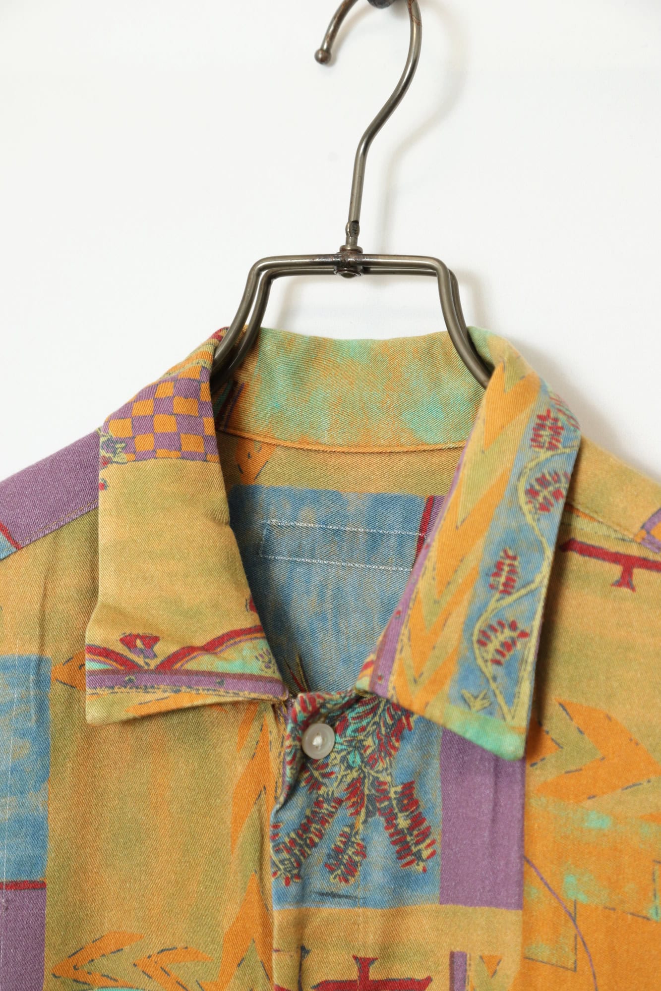 Alternative view of VINTAGE PATTERN PRINTED SHIRT/XL