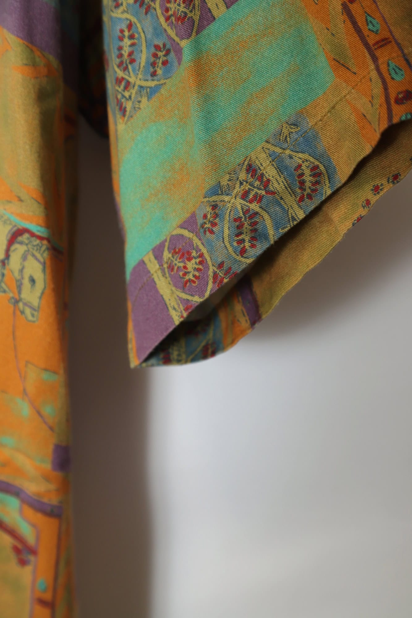 VINTAGE PATTERN PRINTED SHIRT/XL - 画像 (5)