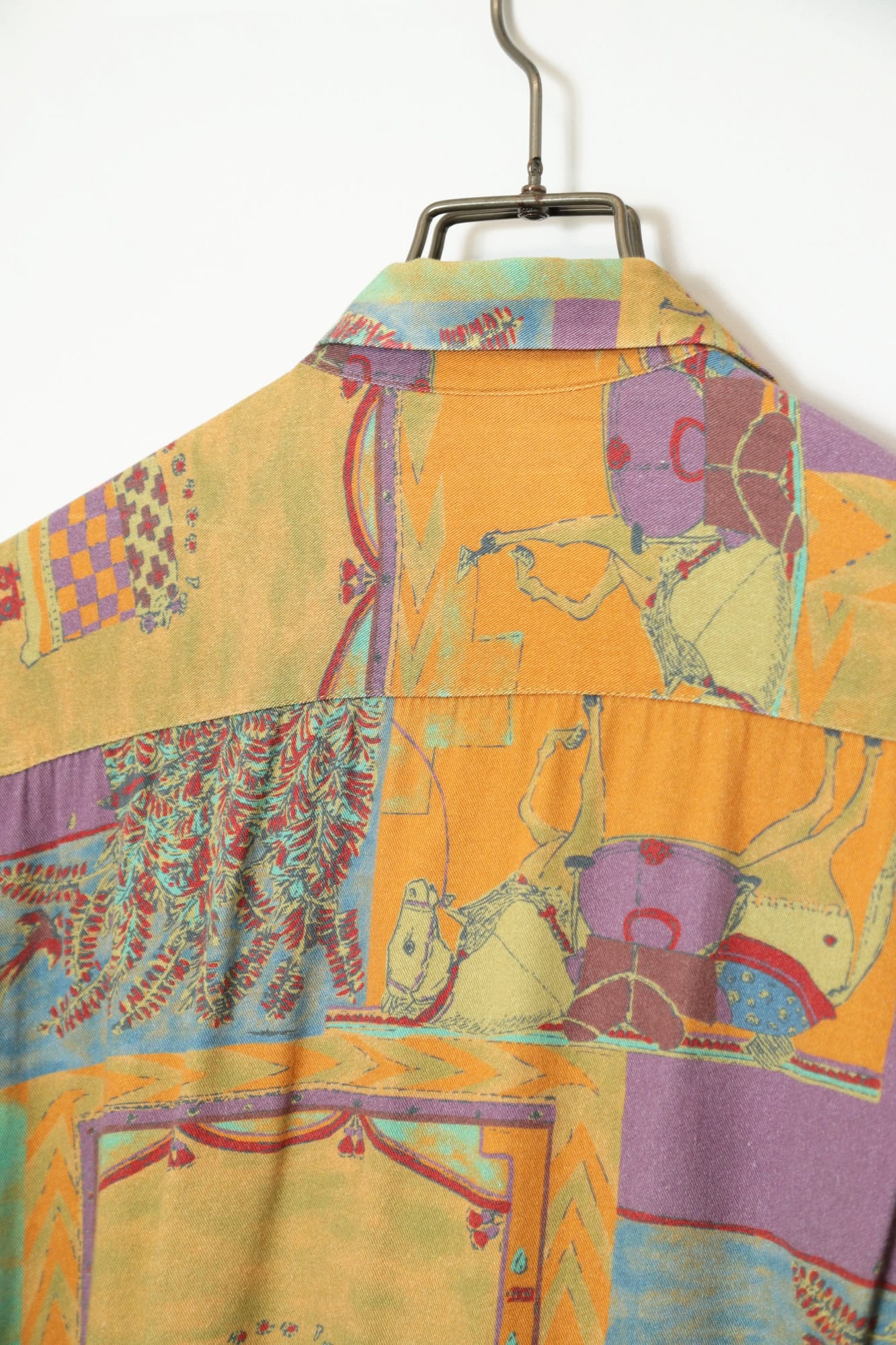 VINTAGE PATTERN PRINTED SHIRT/XL - 画像 (7)