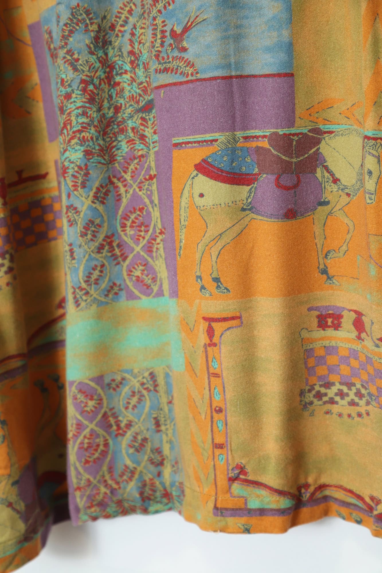 VINTAGE PATTERN PRINTED SHIRT/XL - 画像 (8)