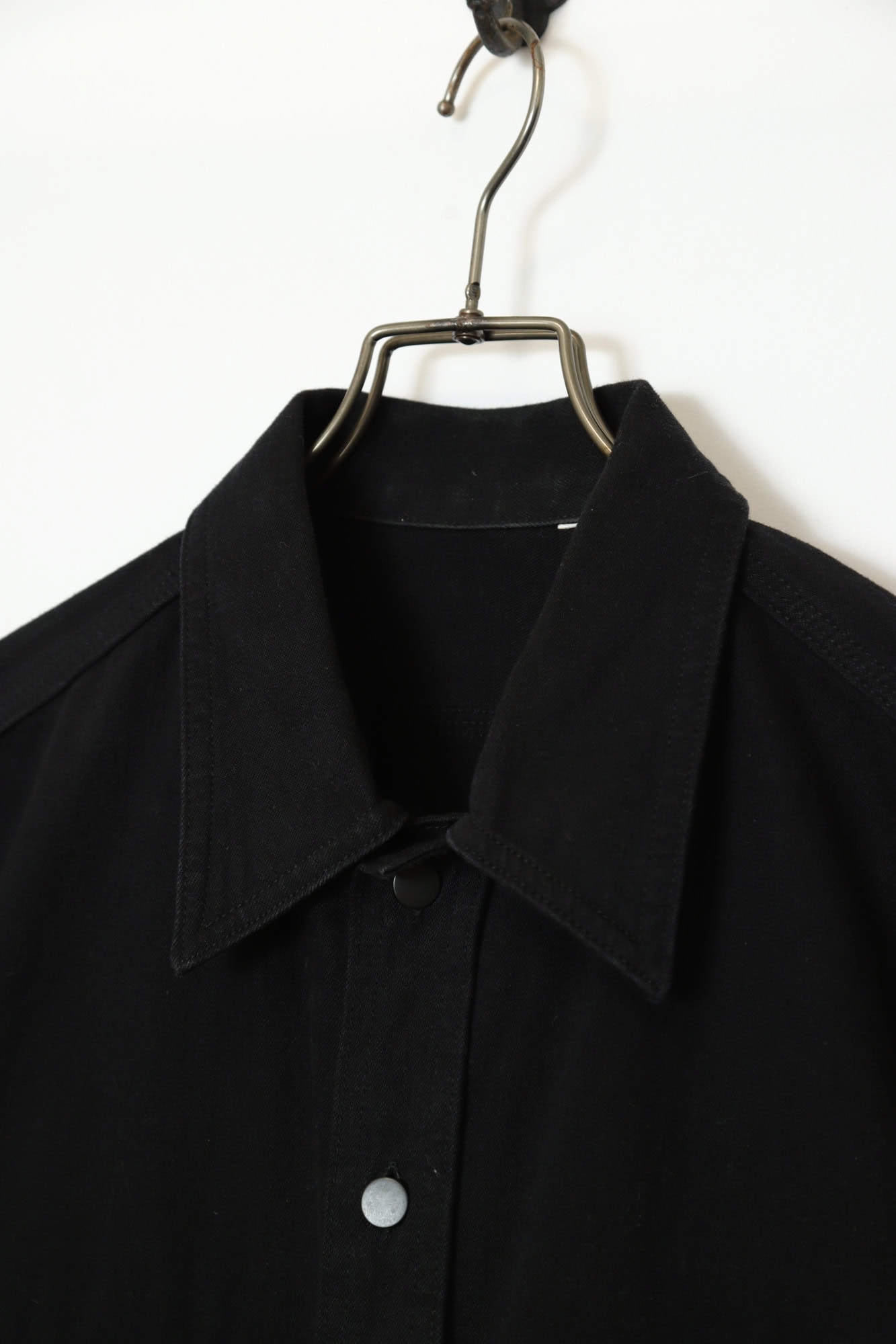 Alternative view of VINTAGE BLACK DENIM JACKET/XL