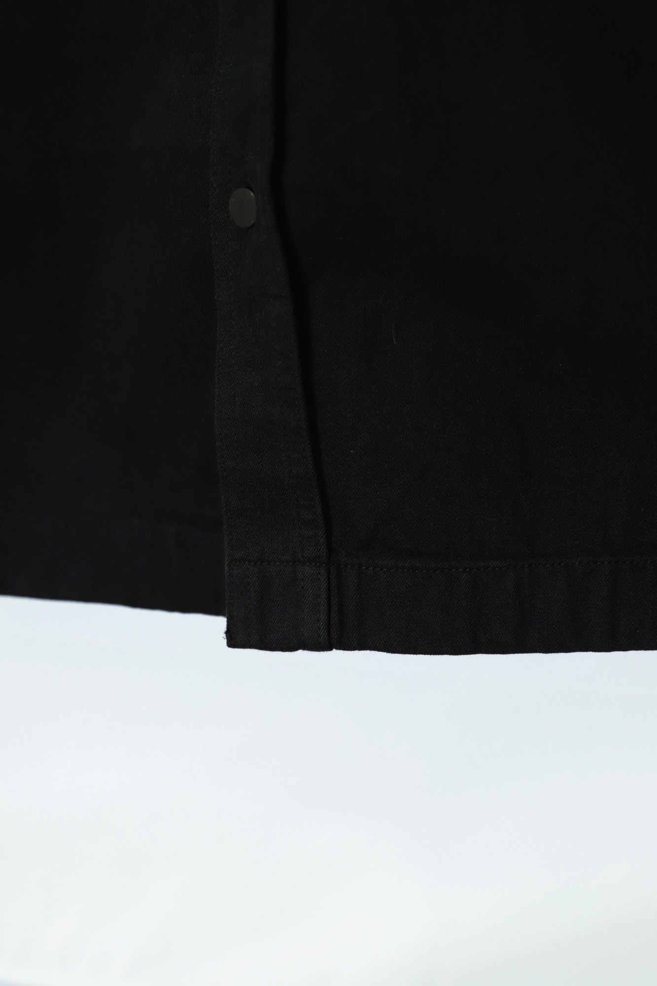 VINTAGE BLACK DENIM JACKET/XL - 画像 (4)