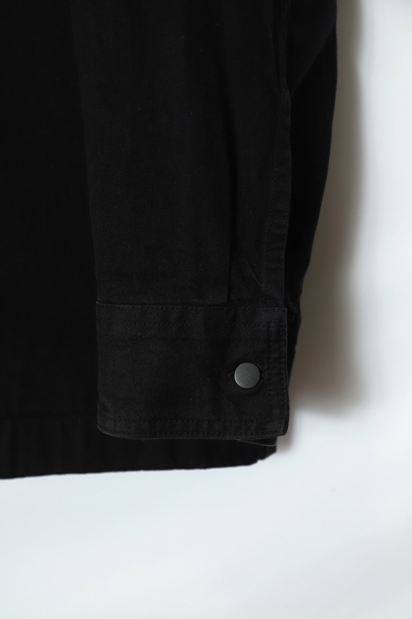 VINTAGE BLACK DENIM JACKET/XL - 画像 (5)