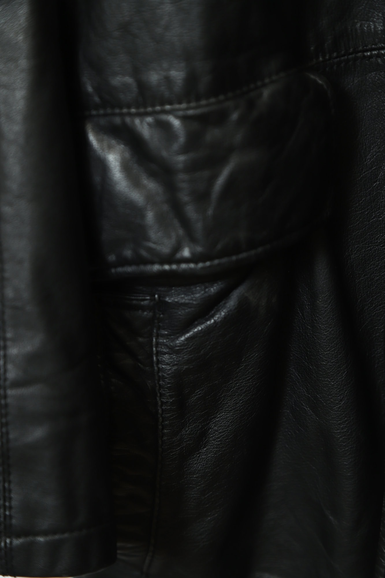VINTAGE LEATHER COVERALL JACKET/XL - 画像 (6)