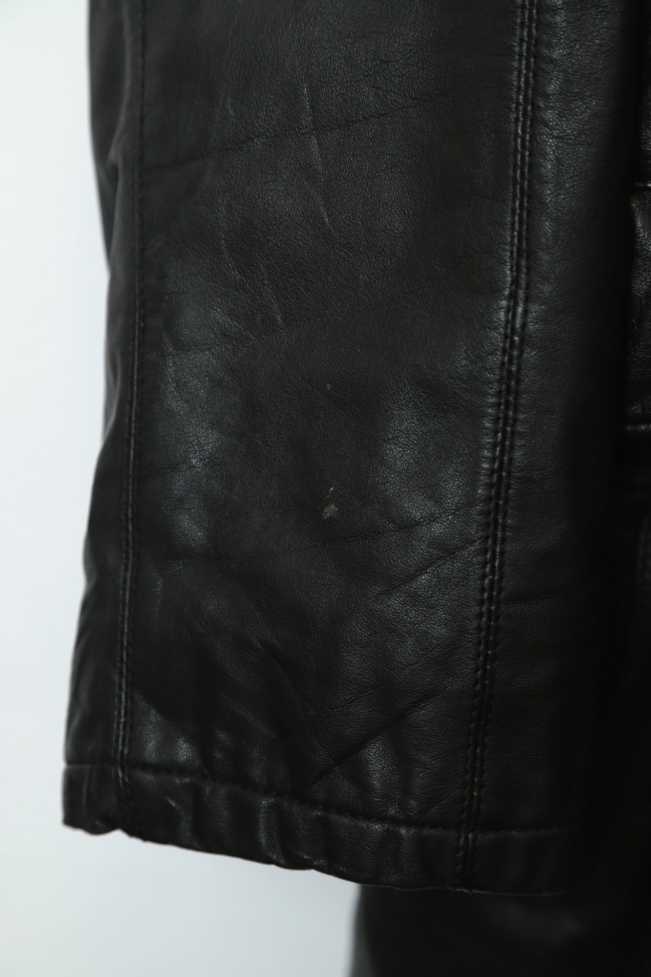 VINTAGE LEATHER COVERALL JACKET/XL - 画像 (8)