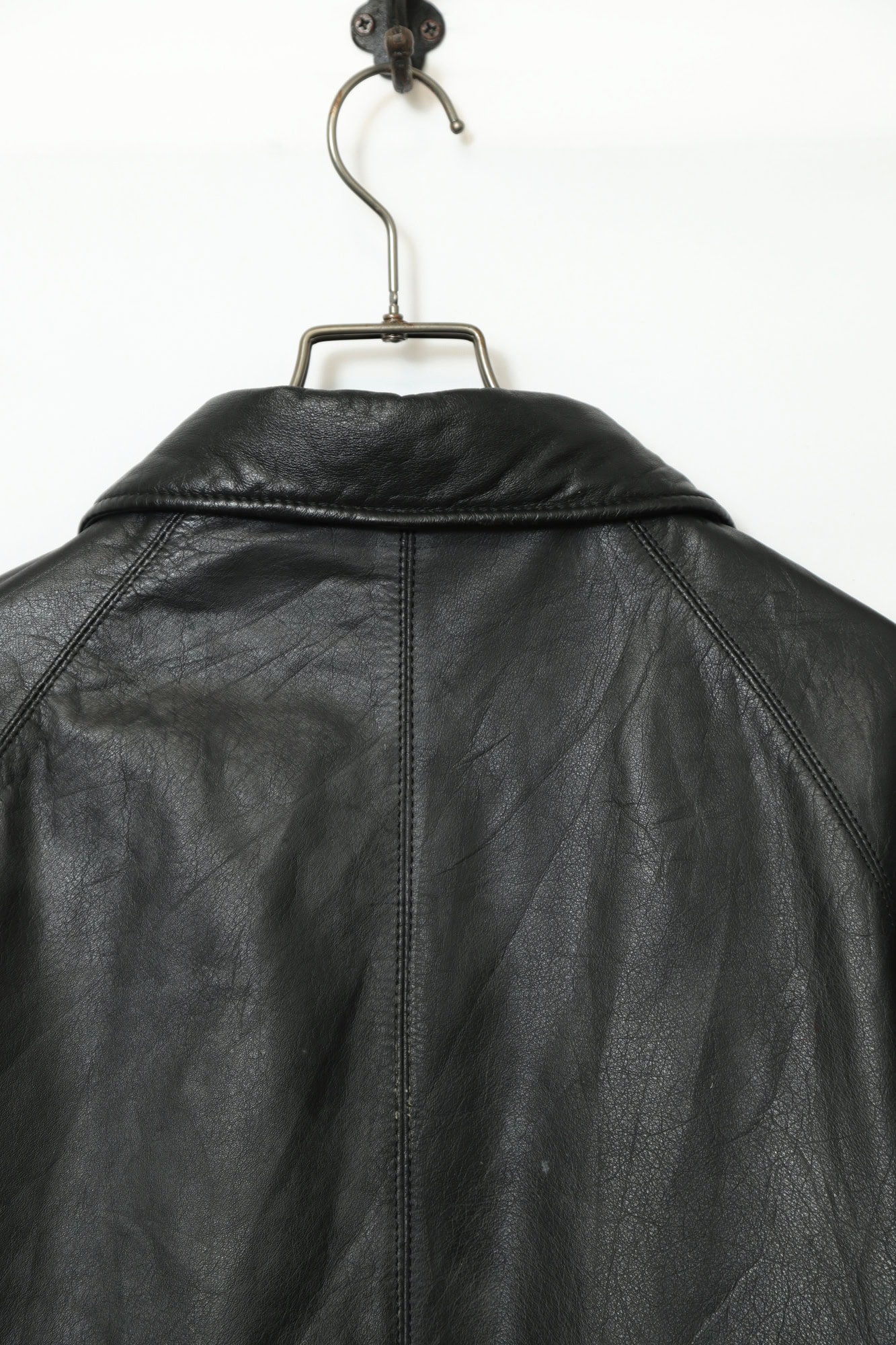 VINTAGE LEATHER COVERALL JACKET/XL - 画像 (11)