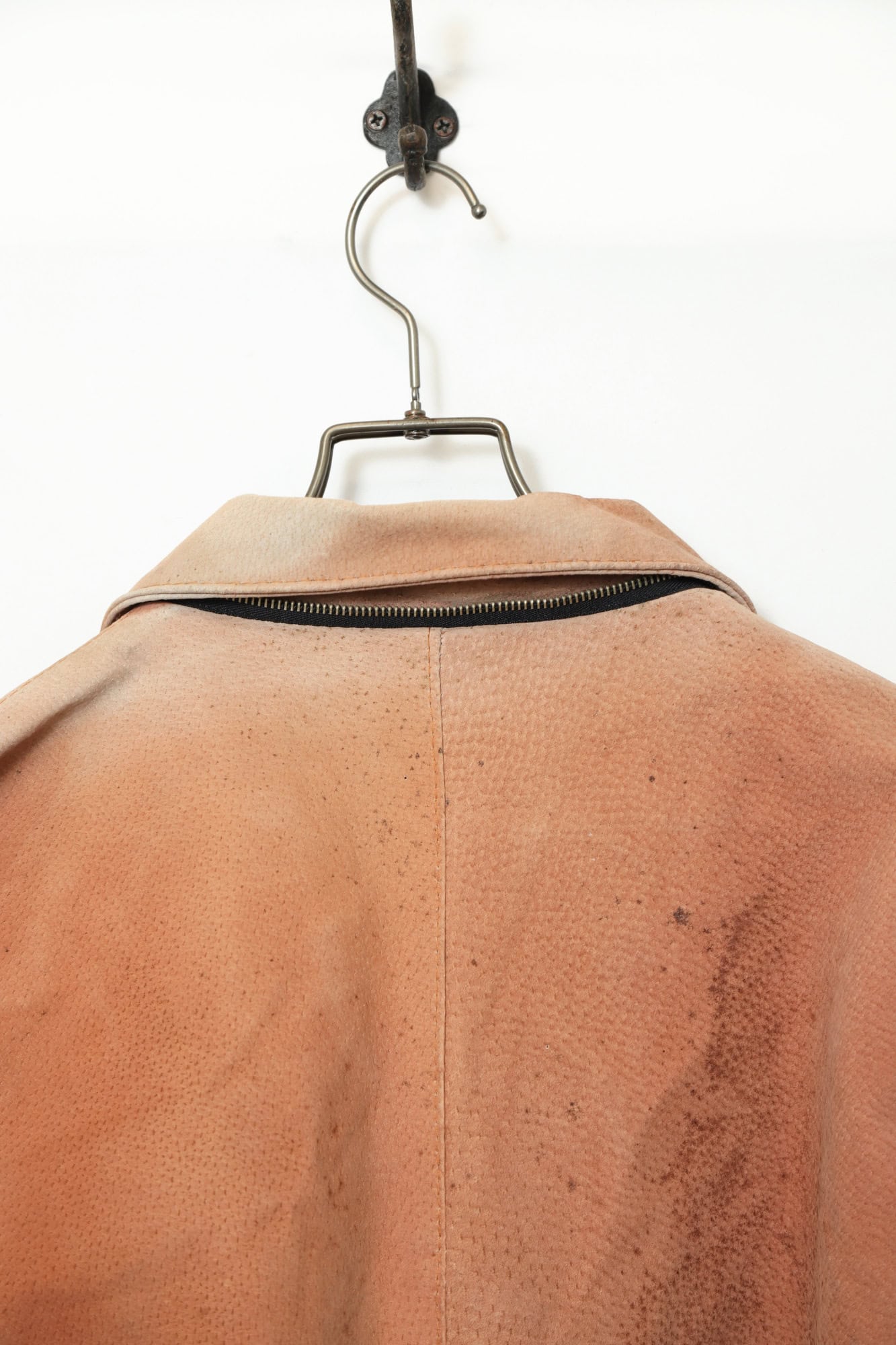 VINTAGE SUEDE LEATHER COVERALL JACKET/XL - 画像 (13)