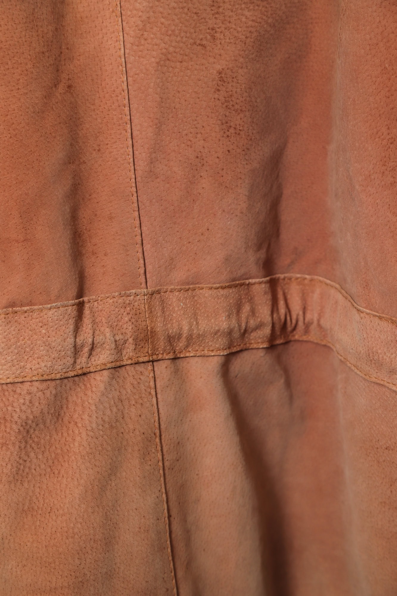 VINTAGE SUEDE LEATHER COVERALL JACKET/XL - 画像 (14)