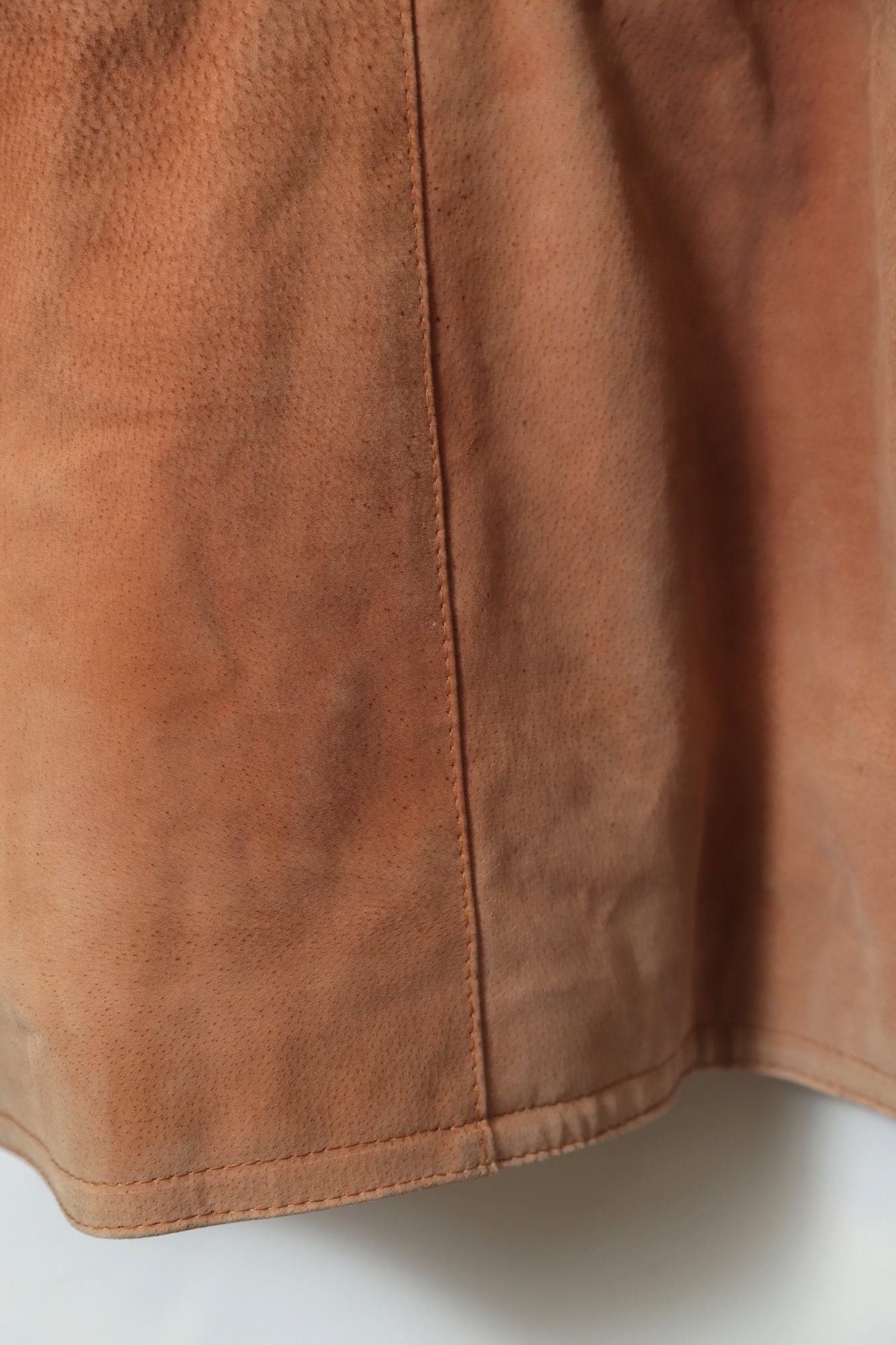 VINTAGE SUEDE LEATHER COVERALL JACKET/XL - 画像 (15)