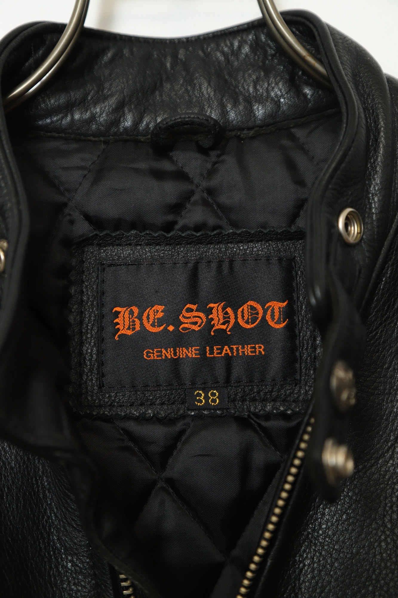 VINTAGE SINGLE LEATHER RIDERS JACKET/M - 画像 (5)