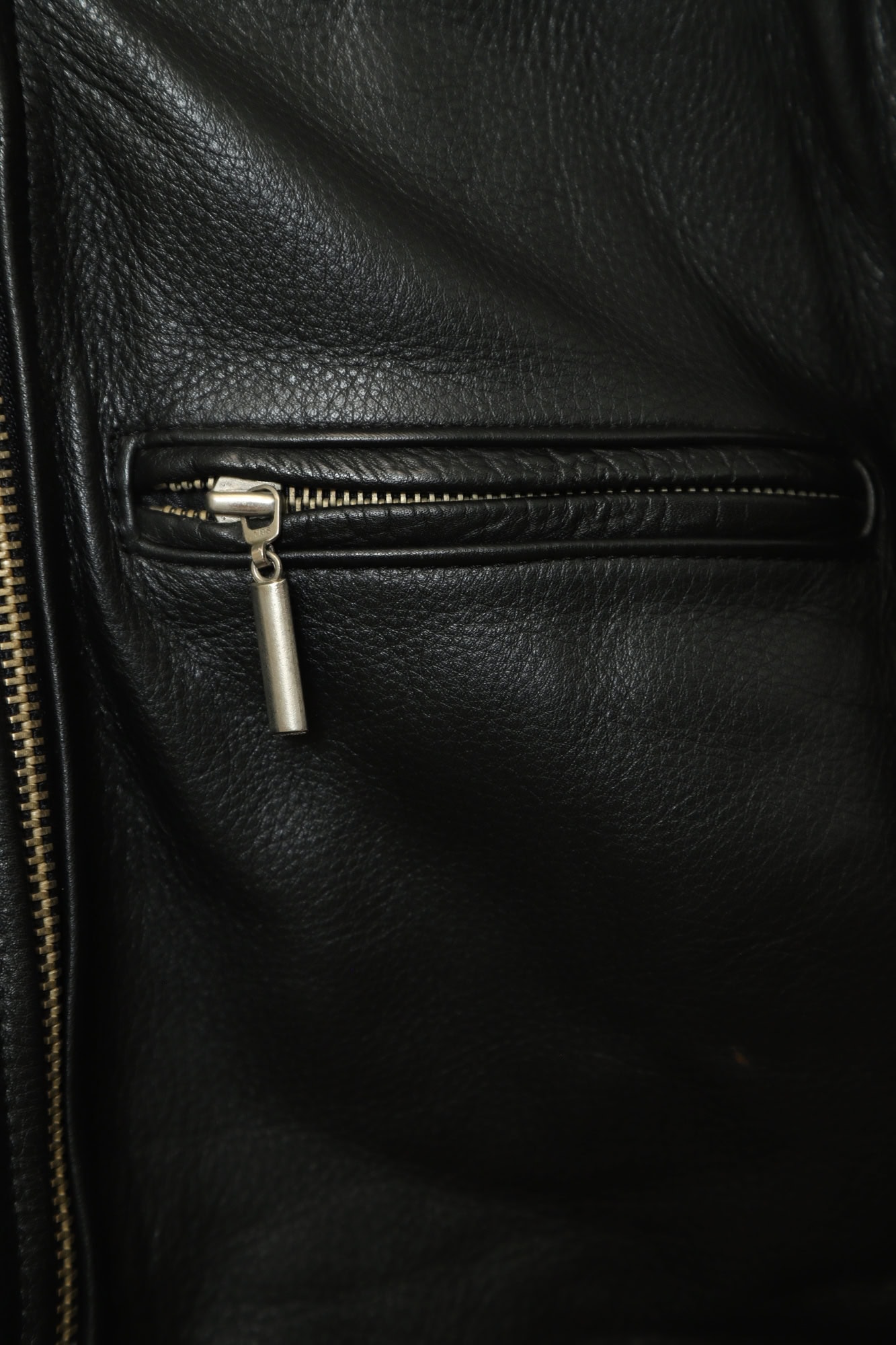 VINTAGE SINGLE LEATHER RIDERS JACKET/M - 画像 (6)