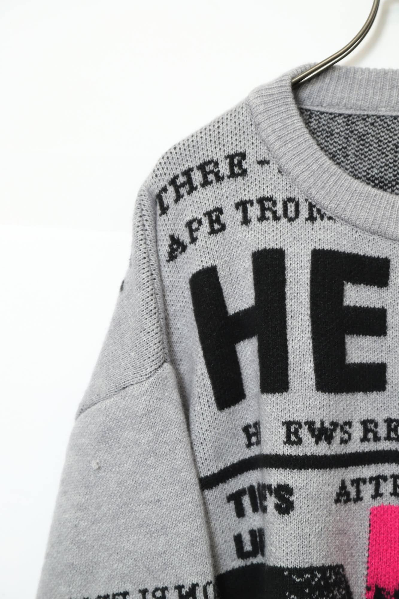 VINTAGE PATTERN SWEATER/L - 画像 (4)