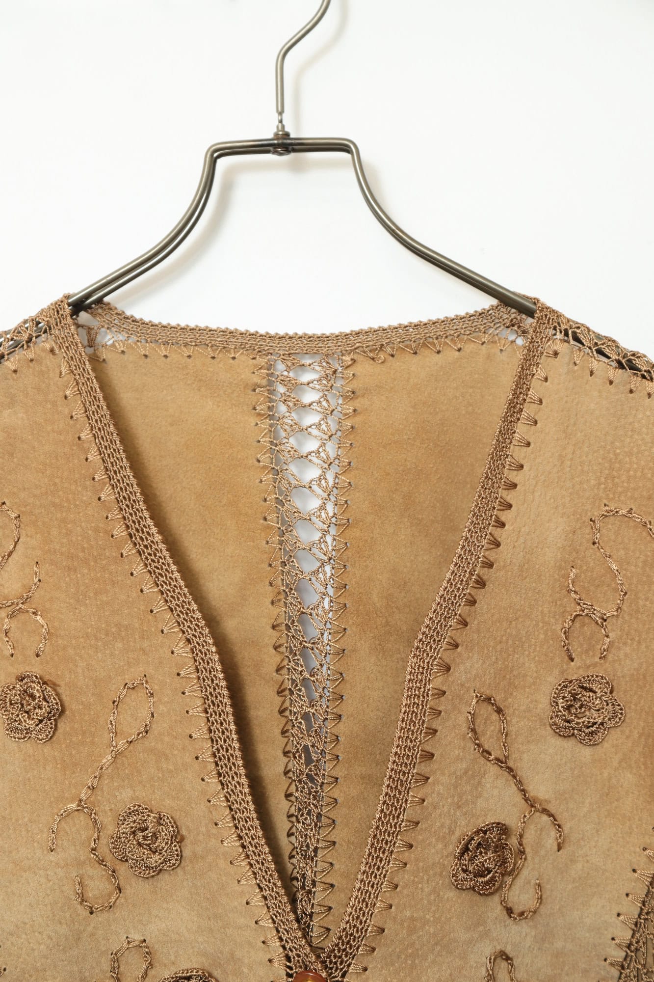Alternative view of VINTAGE SUEDE VEST/M