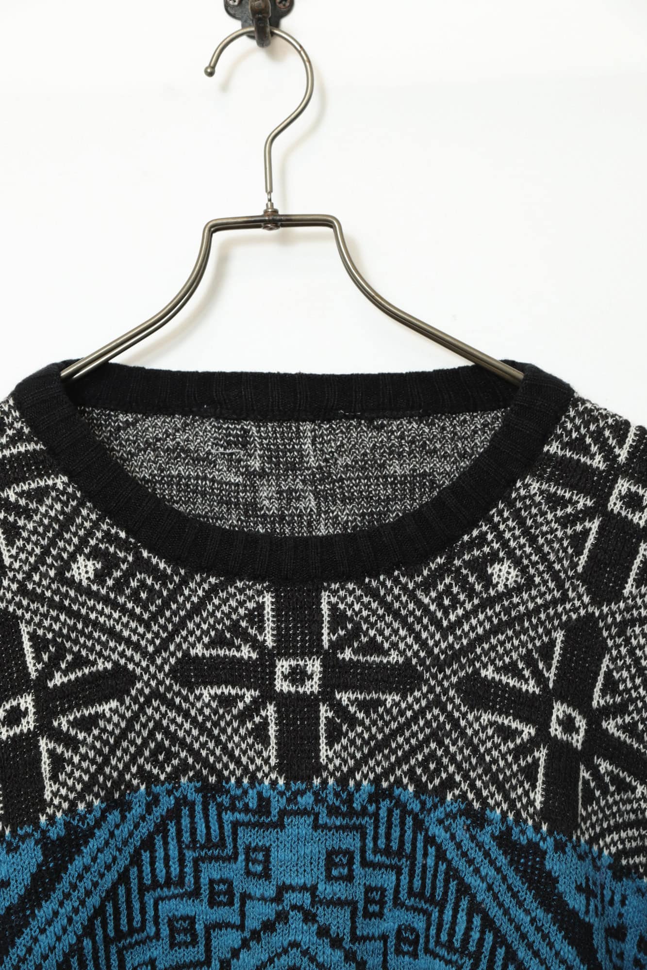Alternative view of VINTAGE PATTERN SWEATER/L