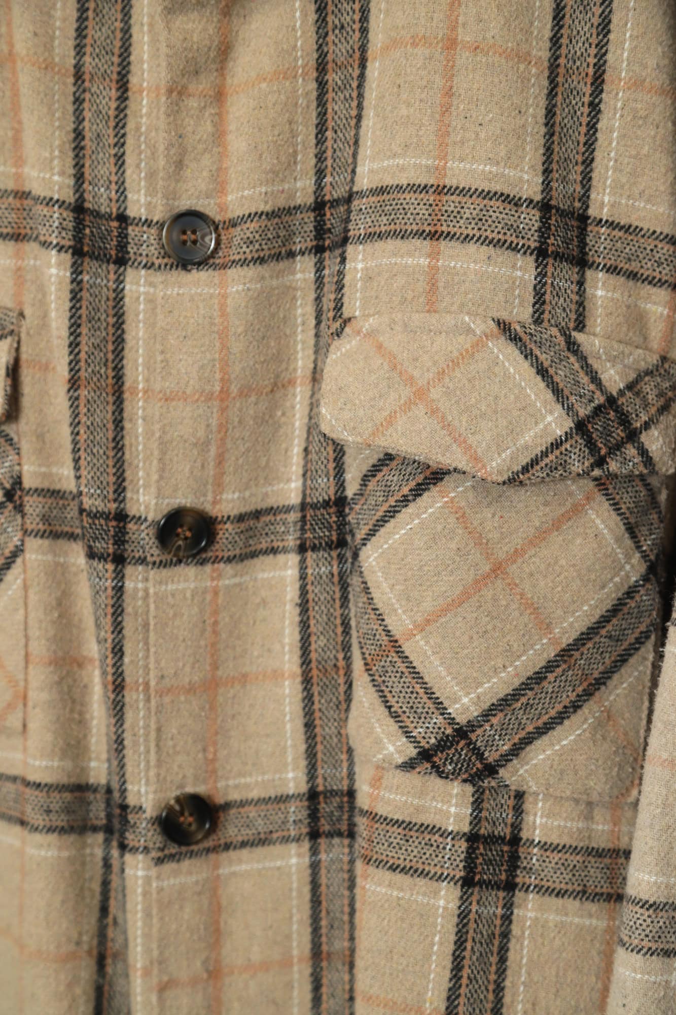 VINTAGE CHECK SHIRT CPO JACKET/XL - 画像 (3)