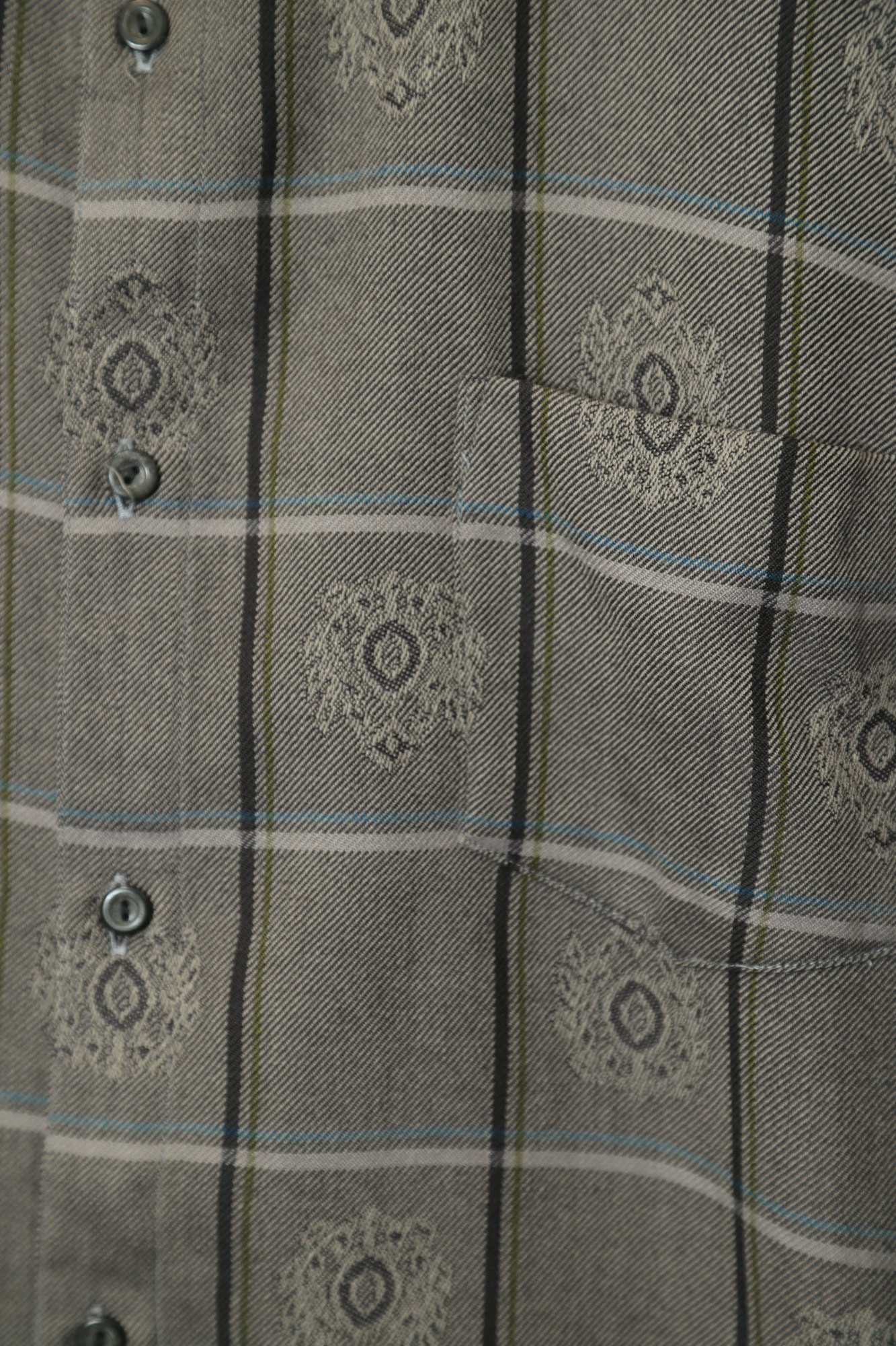 VINTAGE WOOLY PRINTED SHIRT/M - 画像 (3)