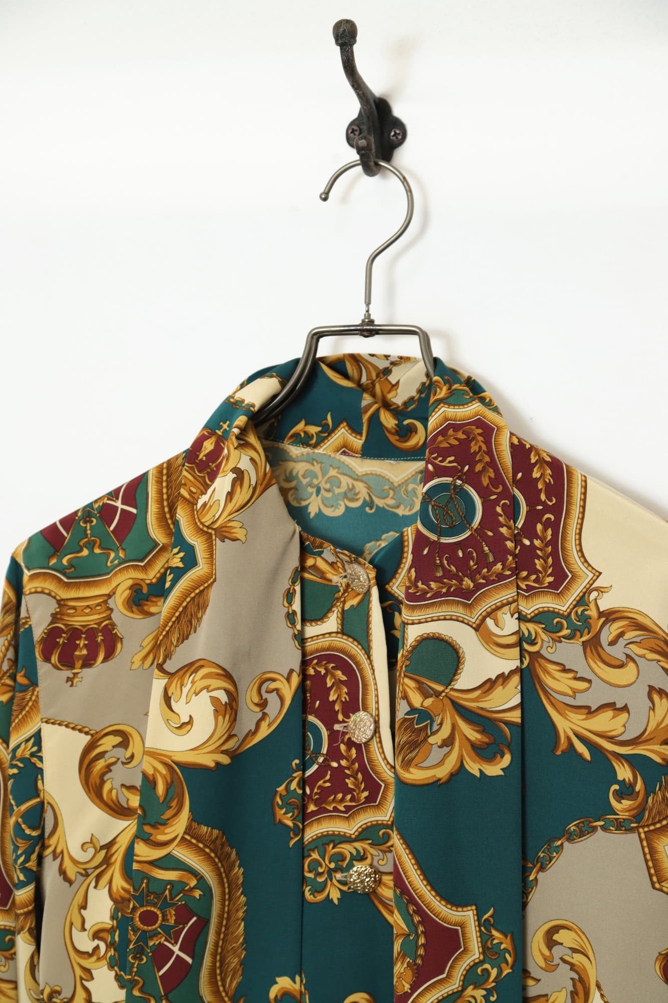 VINTAGE PATTERN PRINTED SHIRT/M - 画像 (4)