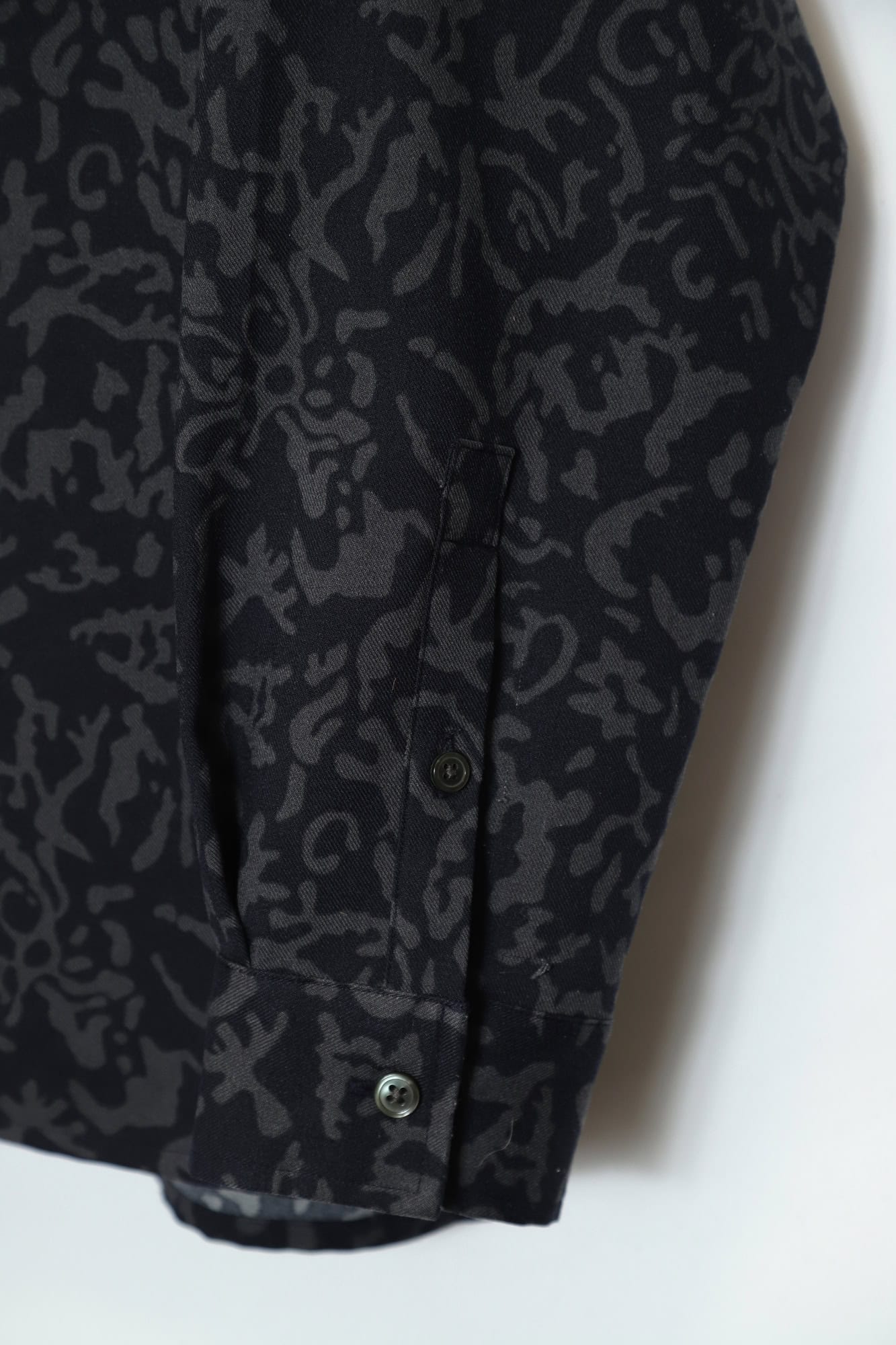 VINTAGE OPEN COLLAR PRINTED SHIRT/XL - 画像 (5)