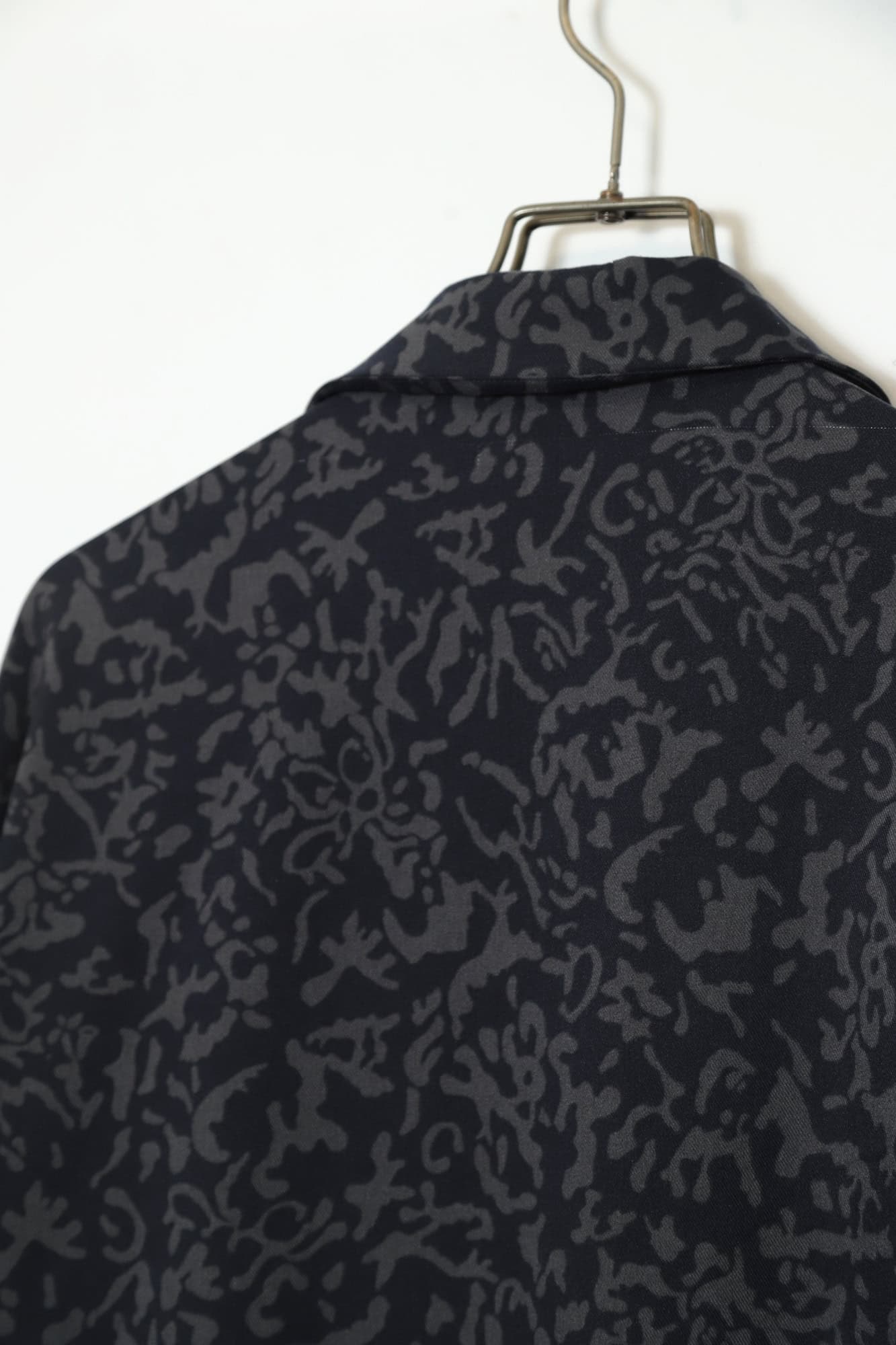 VINTAGE OPEN COLLAR PRINTED SHIRT/XL - 画像 (7)