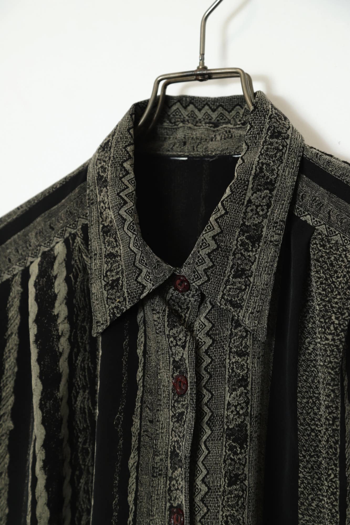 Alternative view of VINTAGE CORDUROY PRINTED SHIRT/L