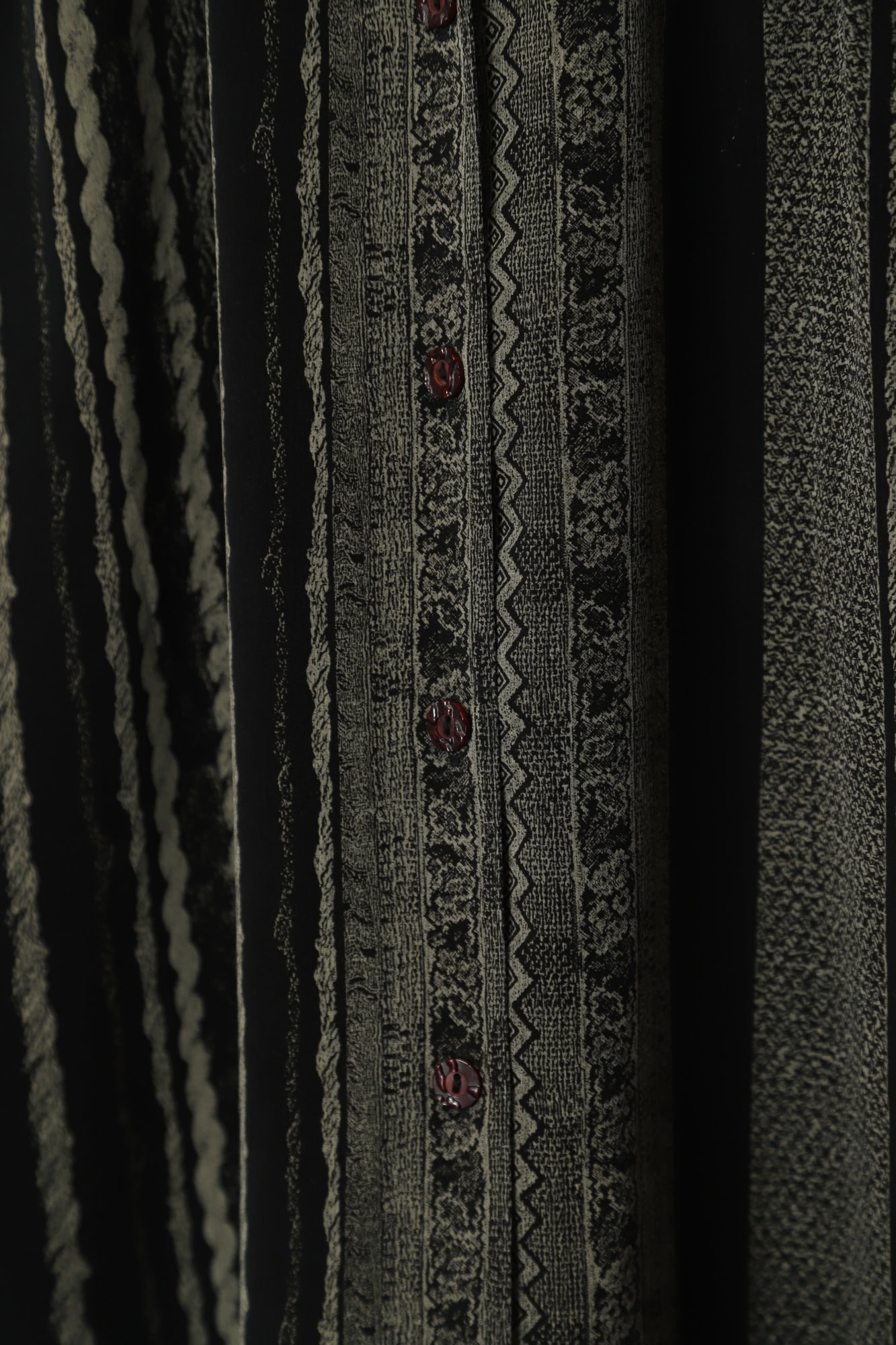 VINTAGE CORDUROY PRINTED SHIRT/L - 画像 (3)