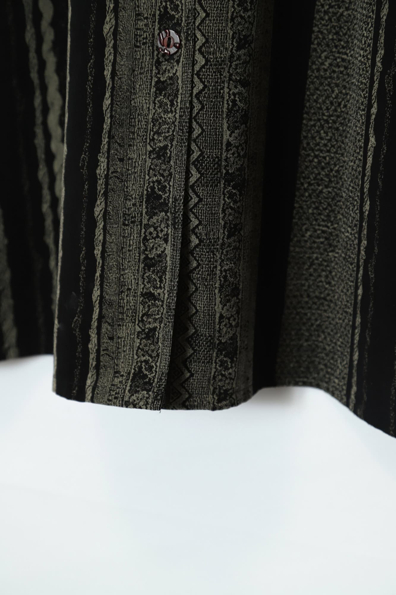 VINTAGE CORDUROY PRINTED SHIRT/L - 画像 (4)