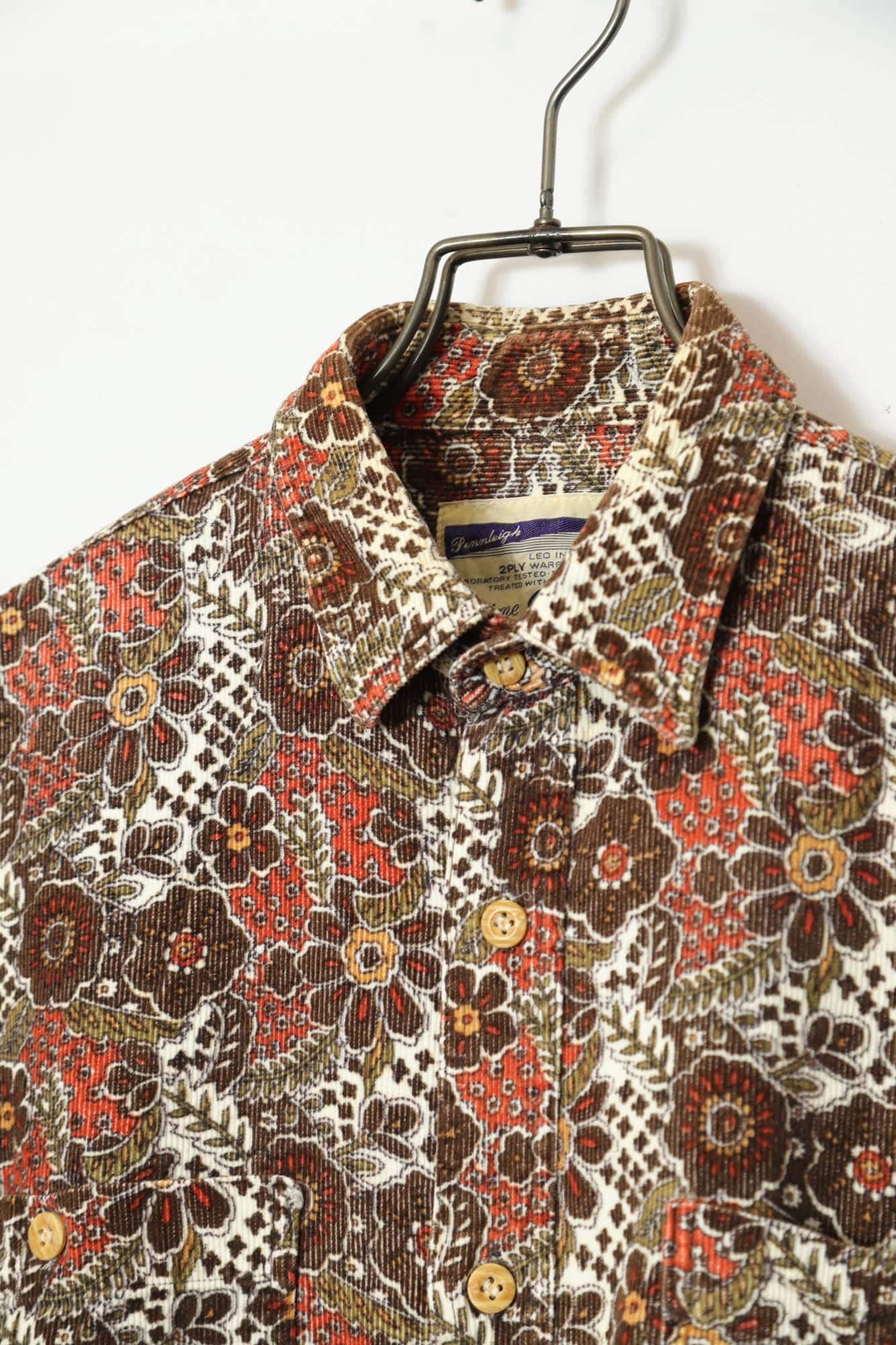 Alternative view of VINTAGE CORDUROY PRINTED SHIRT/L
