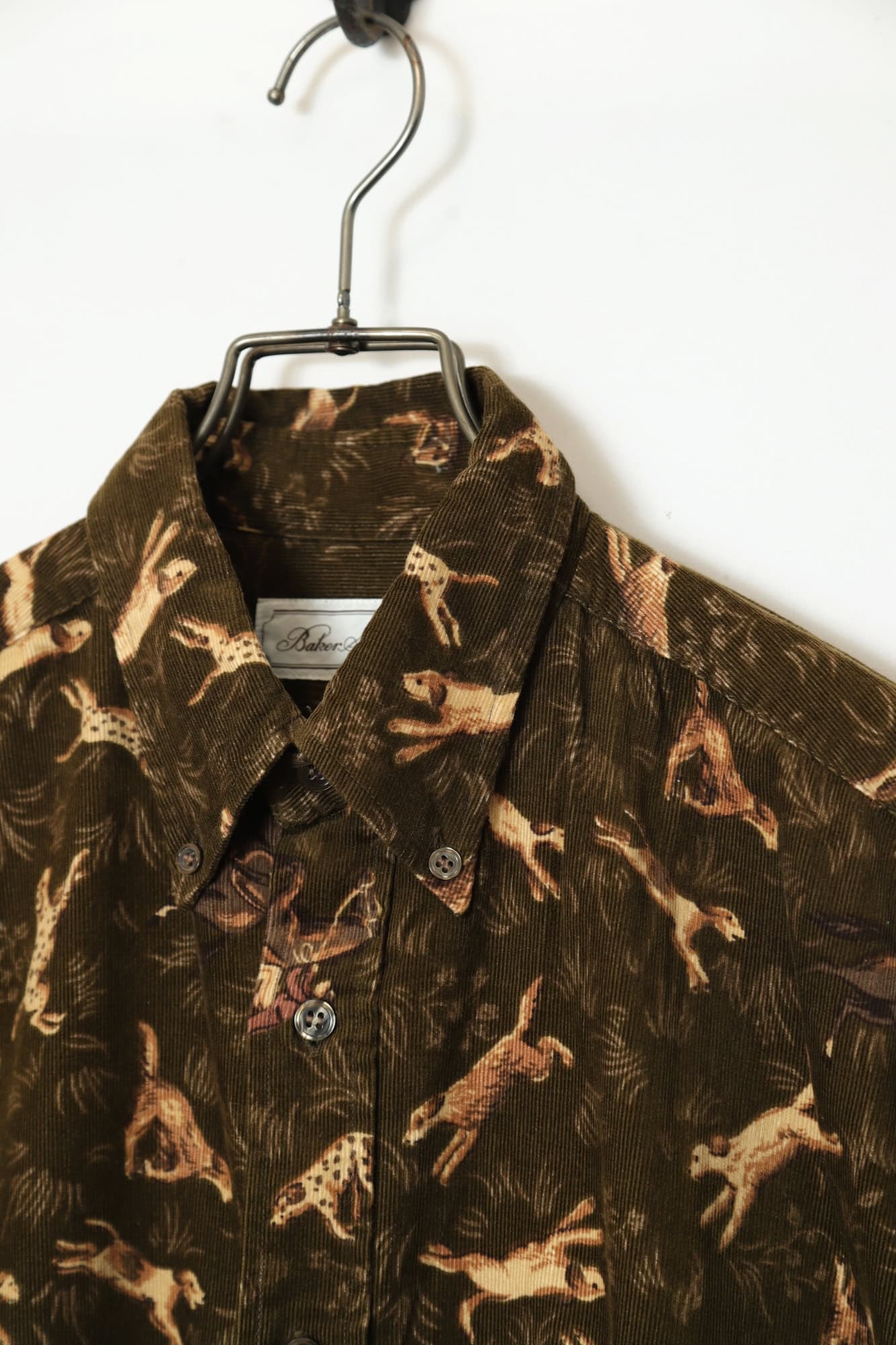 Alternative view of VINTAGE CORDUROY PRINTED SHIRT/L