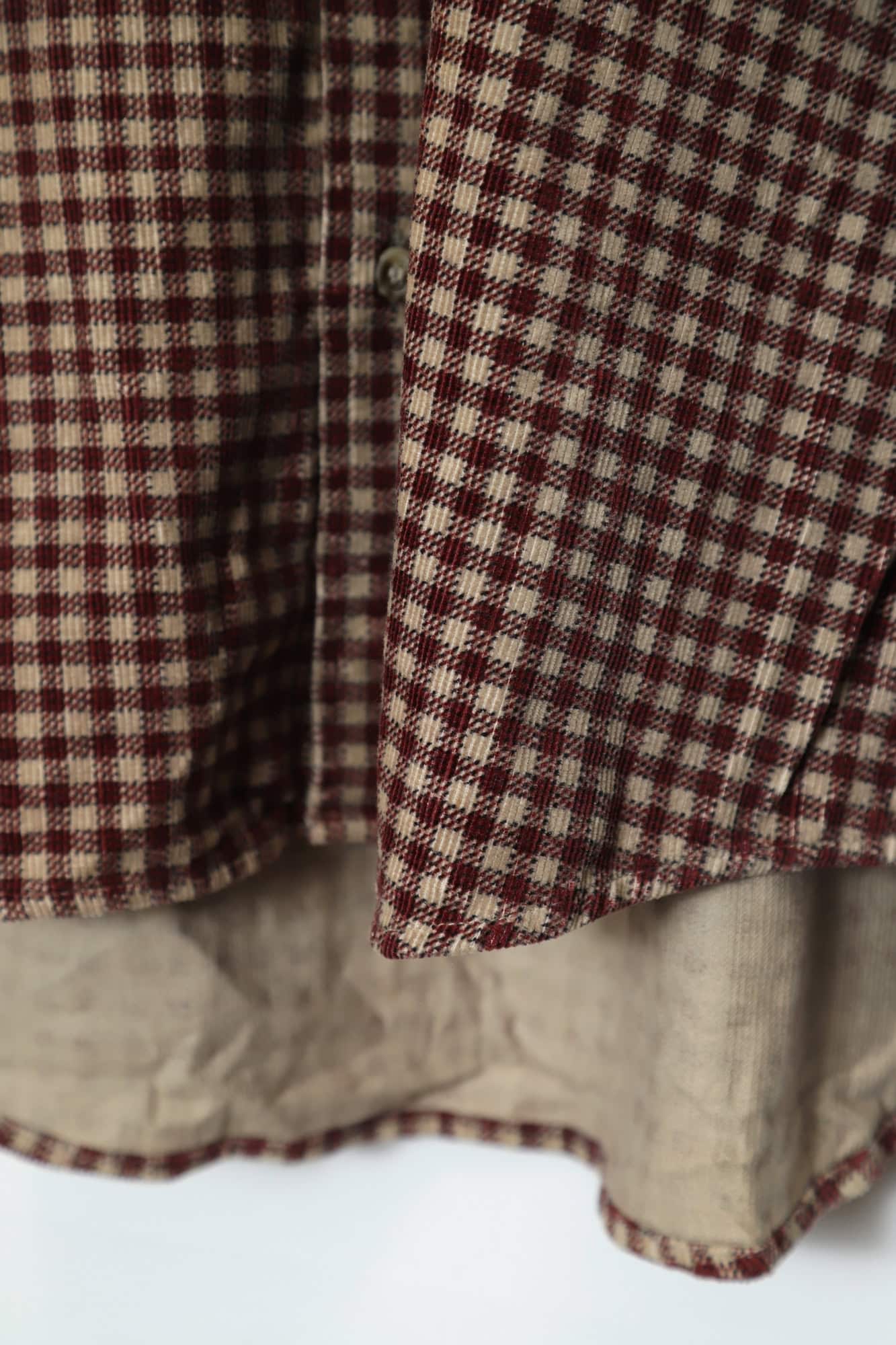 VINTAGE CORDUROY PRINTED SHIRT/L - 画像 (4)