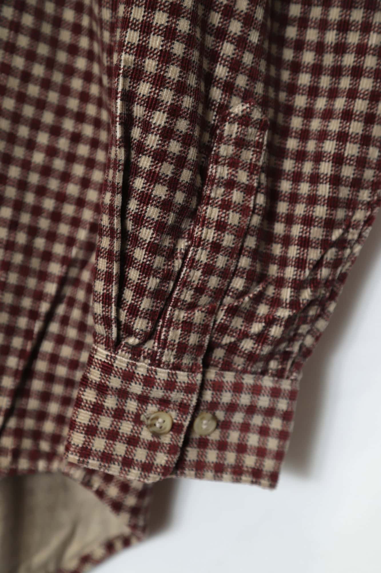 VINTAGE CORDUROY PRINTED SHIRT/L - 画像 (5)