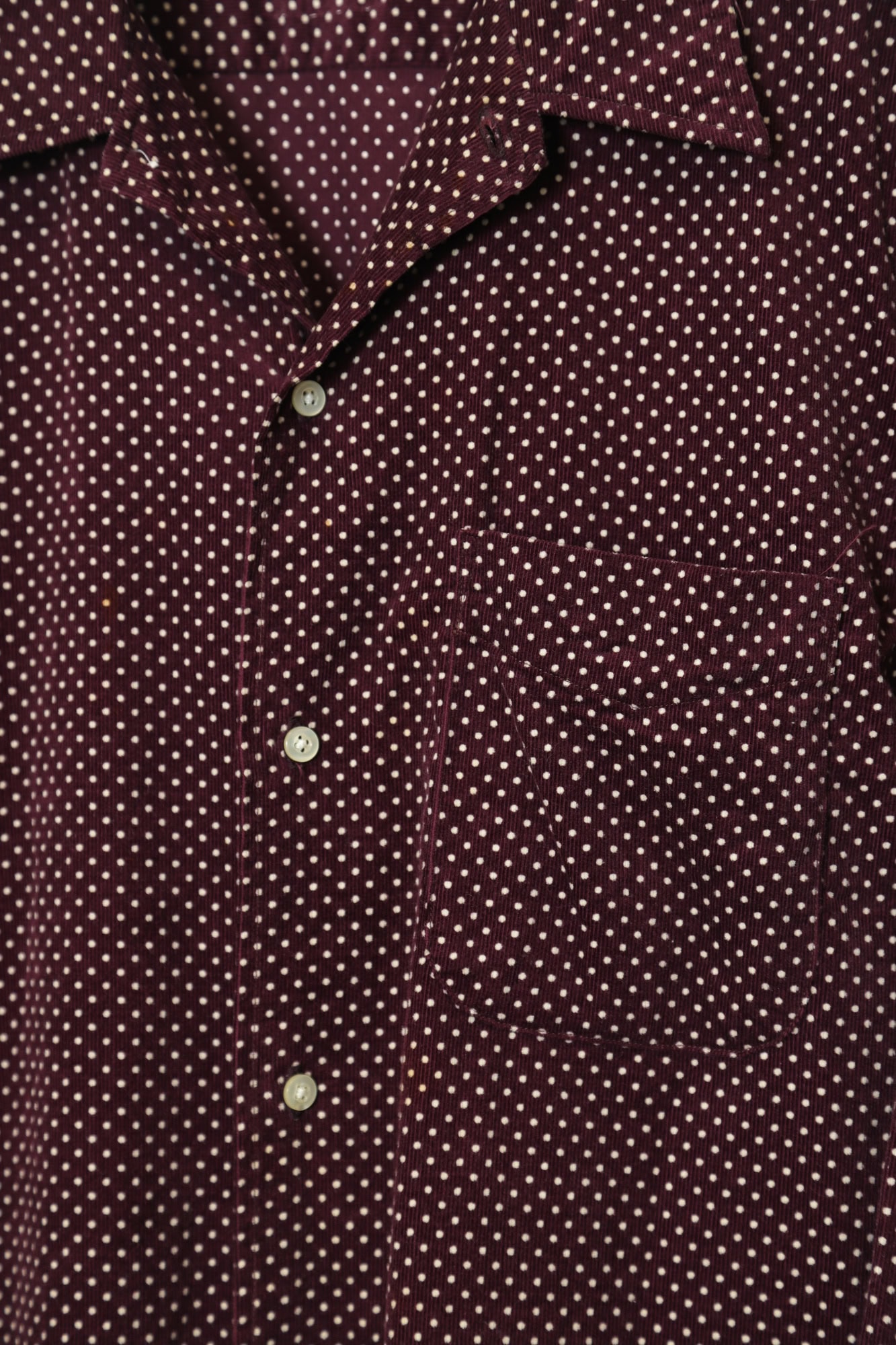 VINTAGE CORDUROY PRINTED SHIRT/L - 画像 (3)
