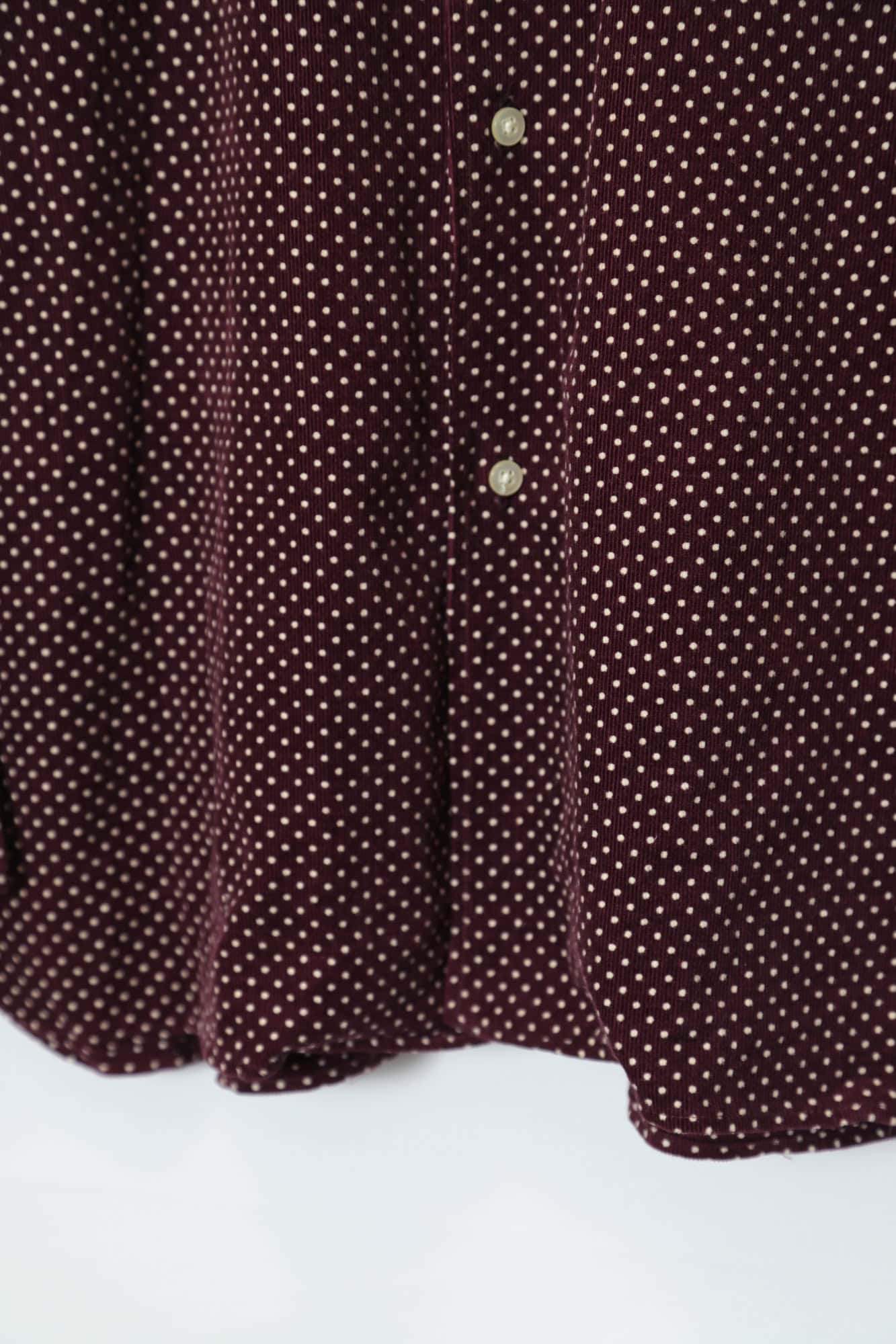VINTAGE CORDUROY PRINTED SHIRT/L - 画像 (4)