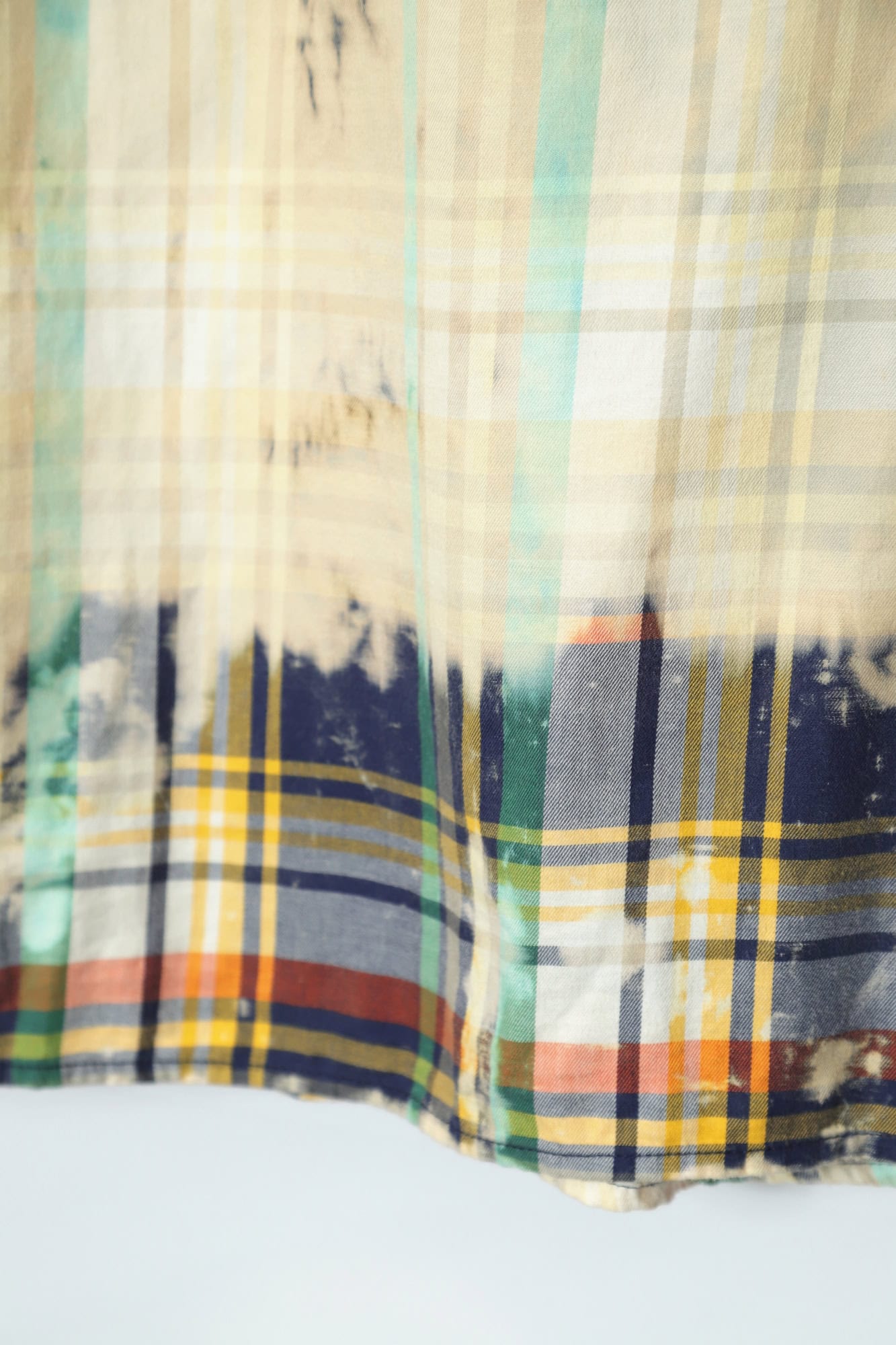 VINTAGE CHECK BLEACHED SHIRT/XL - 画像 (8)