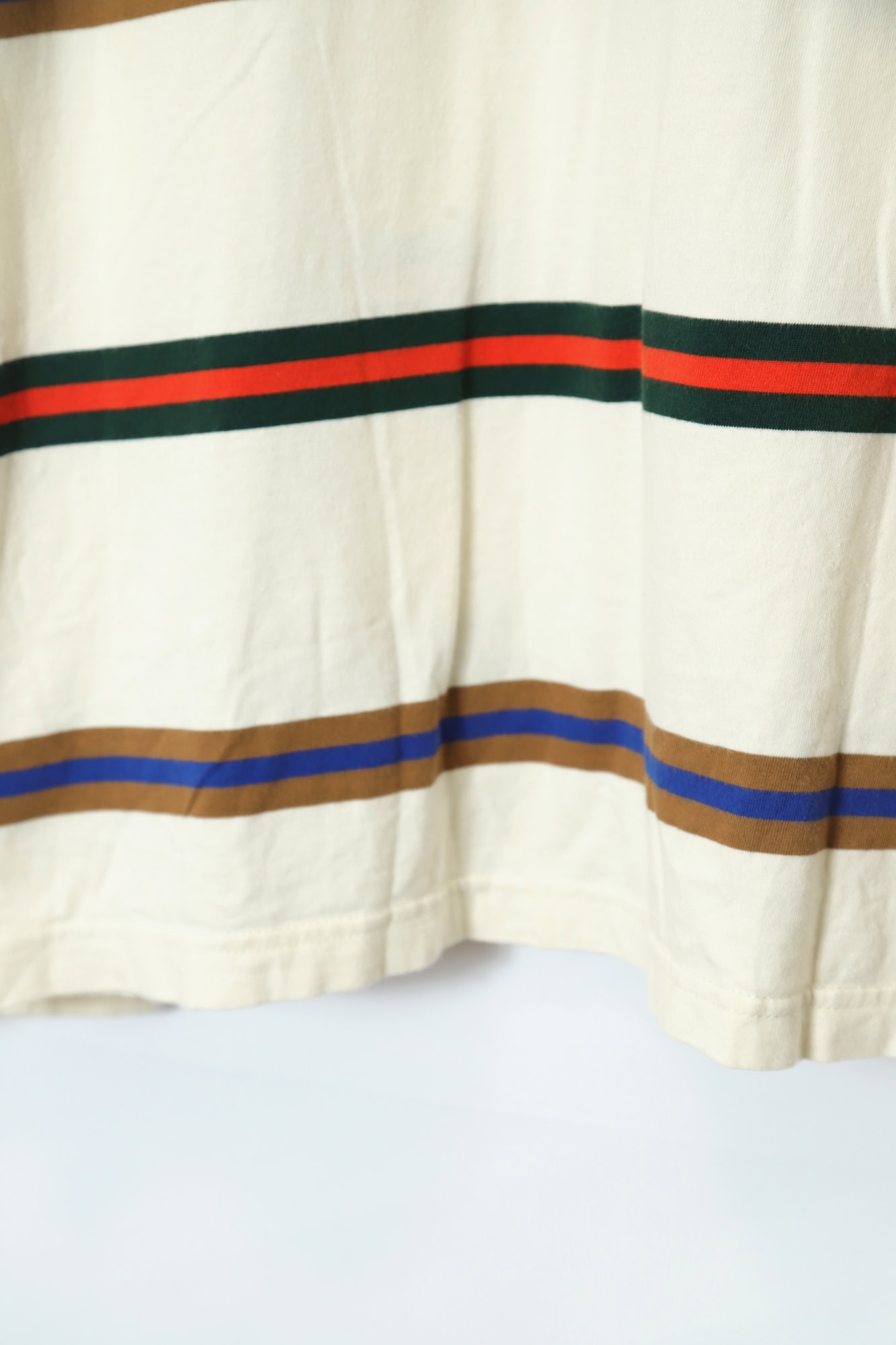 VINTAGE BORDER PRINTED LONG SLEEVE T-SHIRT/XL - 画像 (7)