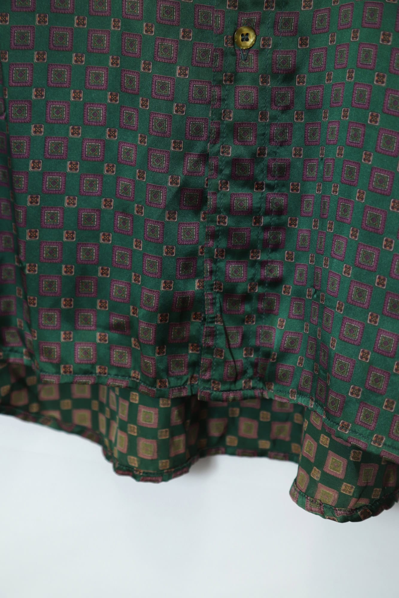 VINTAGE PATTERN PRINTED SHIRT/L - 画像 (4)