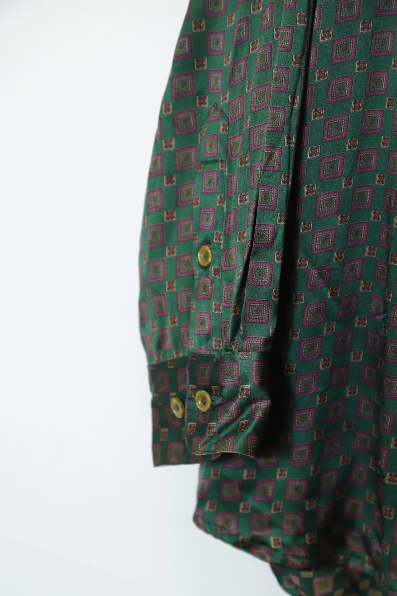 VINTAGE PATTERN PRINTED SHIRT/L - 画像 (5)