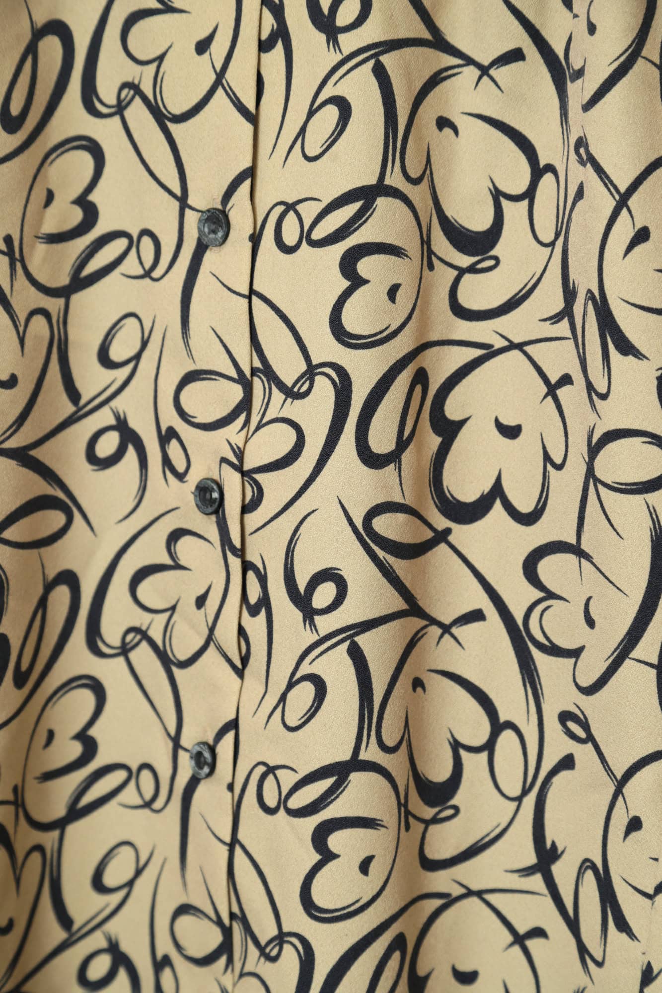 VINTAGE PATTERN PRINTED SHIRT/M - 画像 (3)