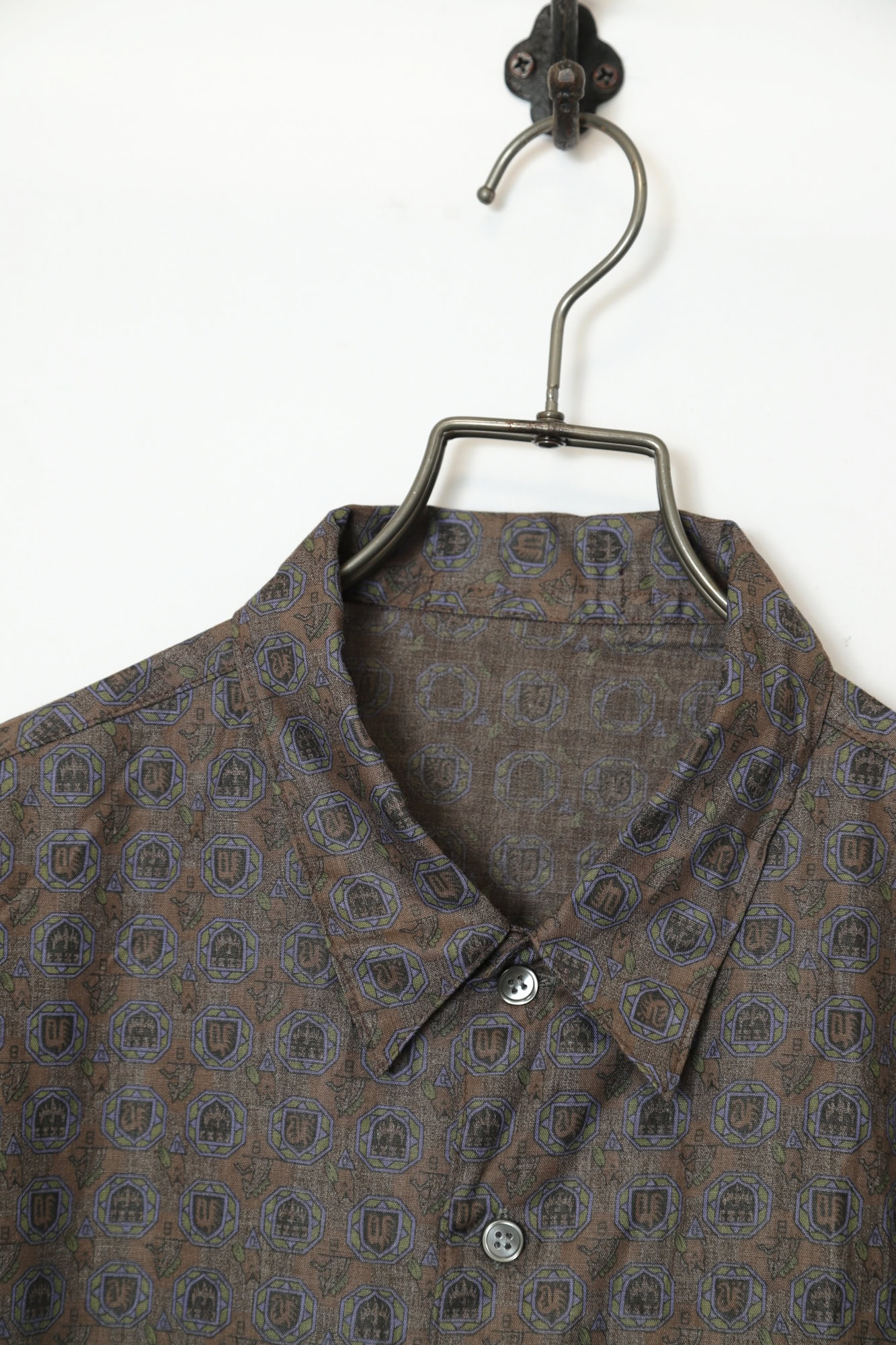 Alternative view of VINTAGE PATTERN PRINTED SHIRT/M