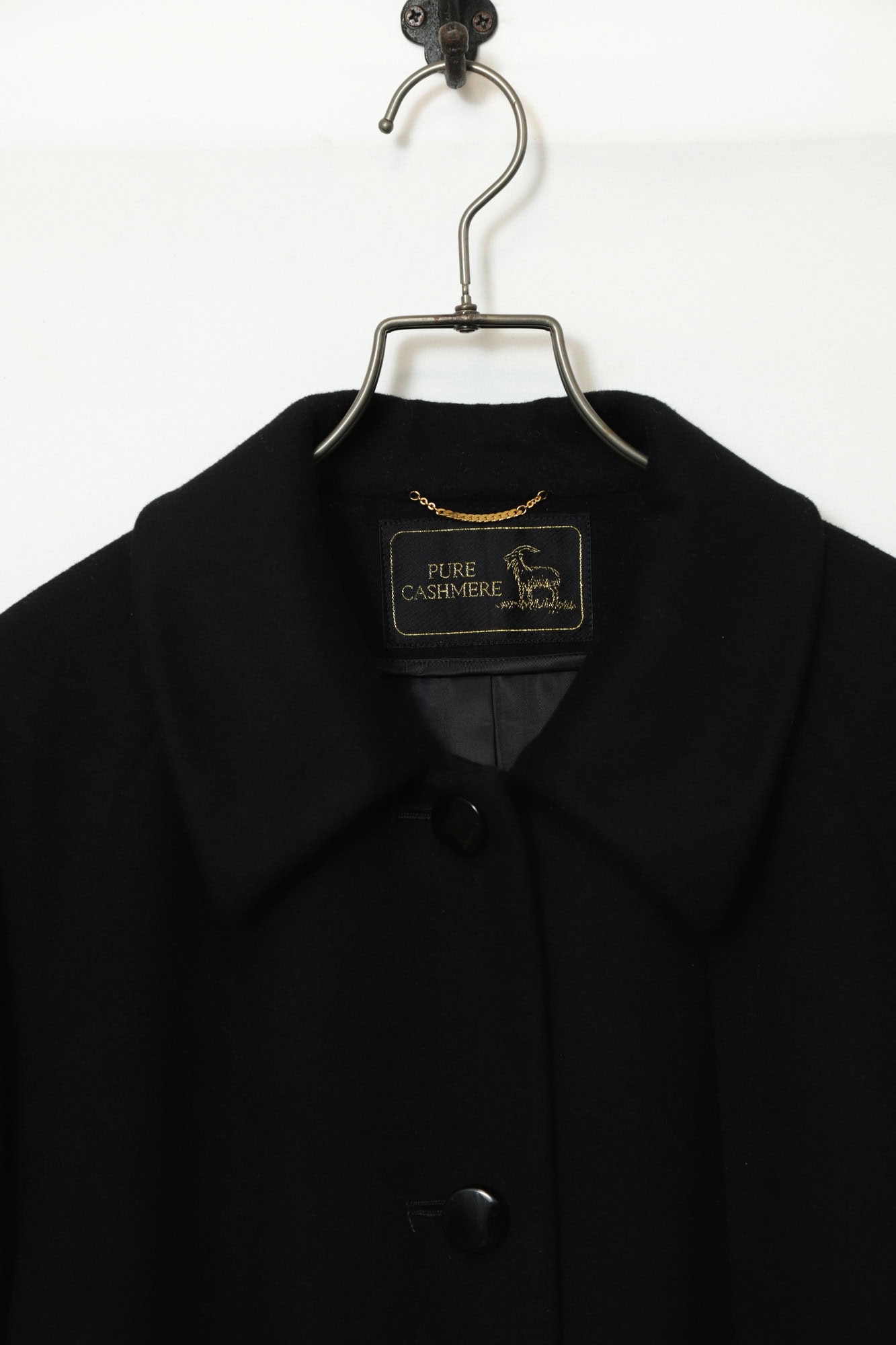 Alternative view of VINTAGE CASHMERE COAT/M